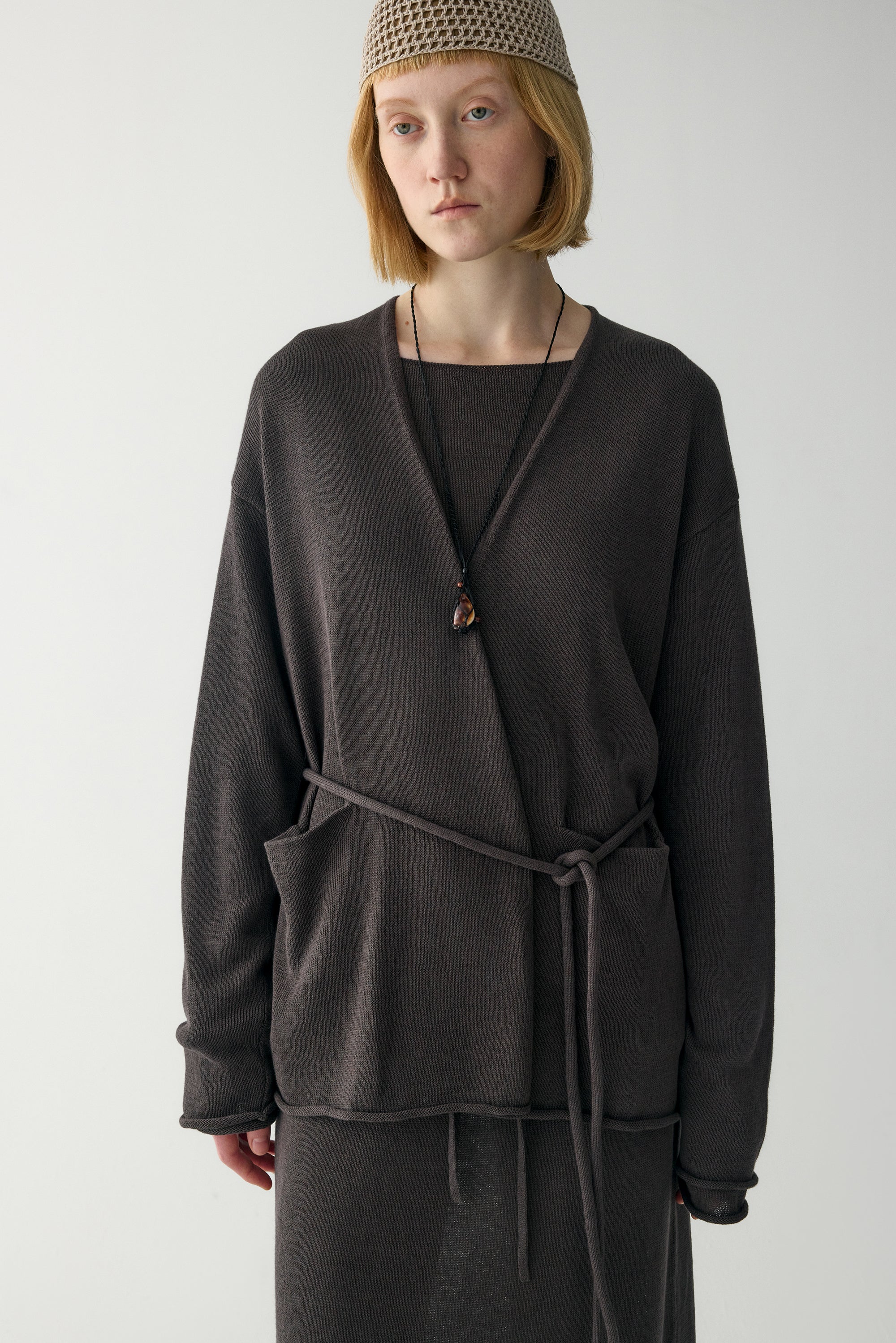 Relaxed Cotton-linen Cardigan - Image 19