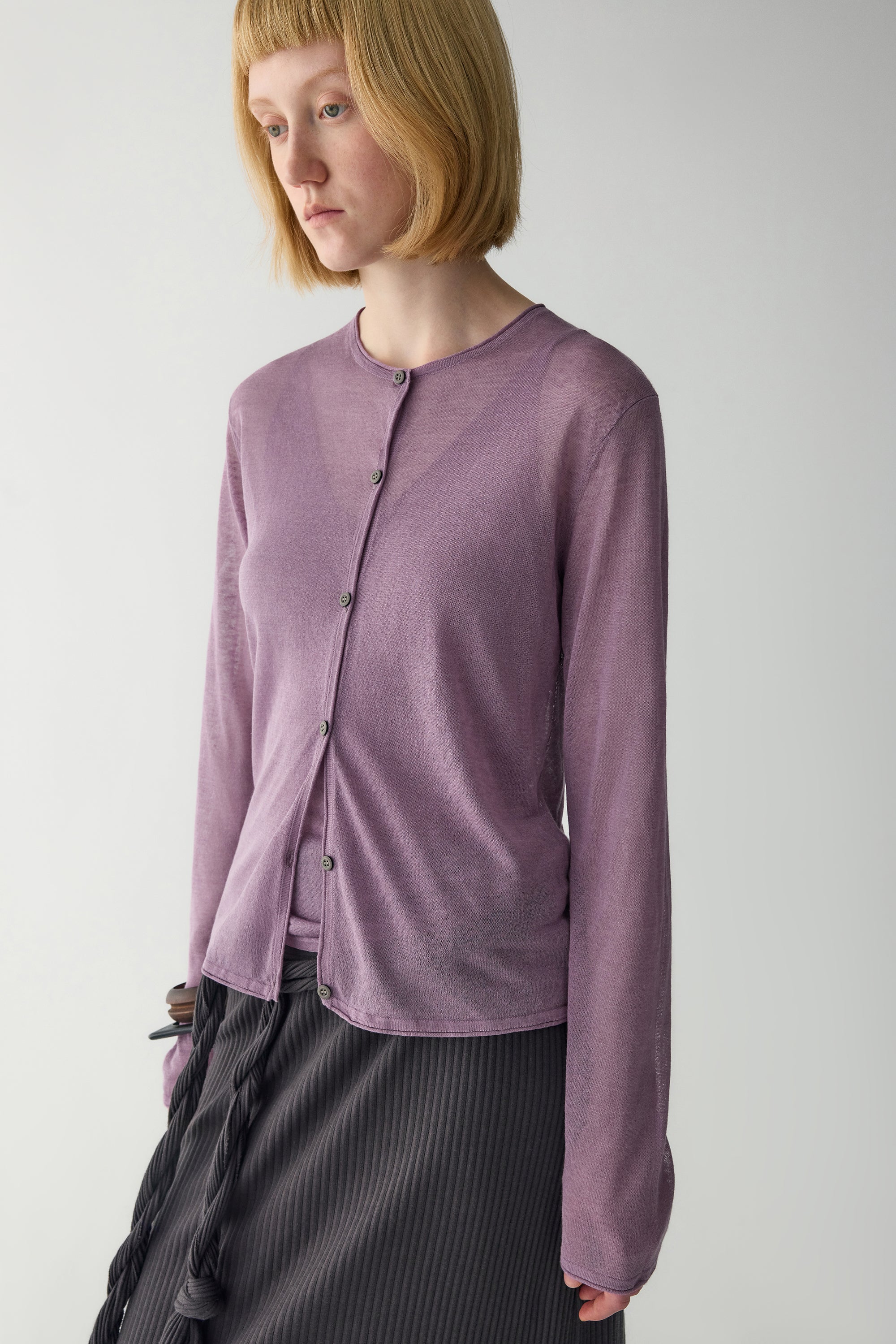 Linen Classic Cardigan - Image 25