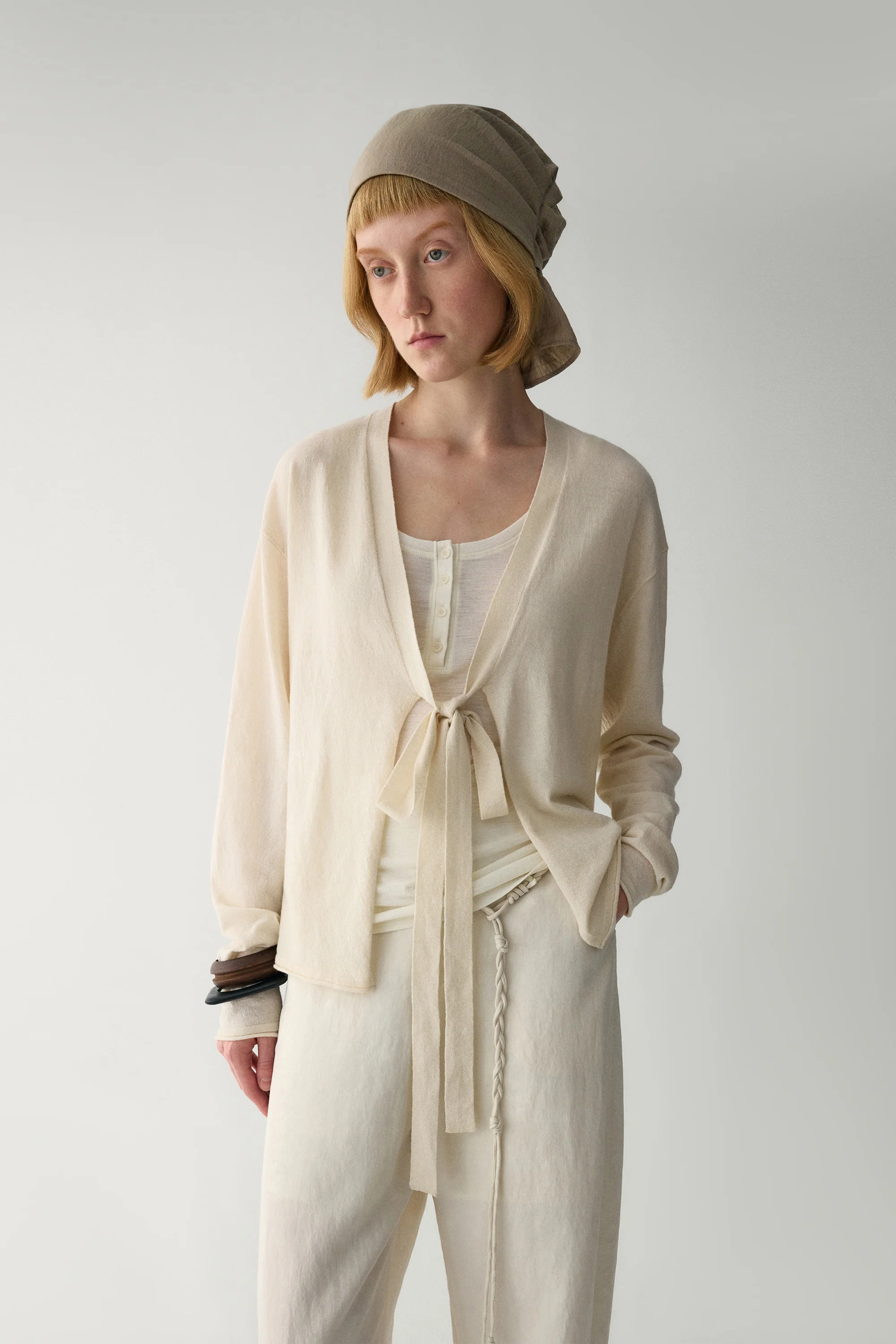Tie-front Cardigan