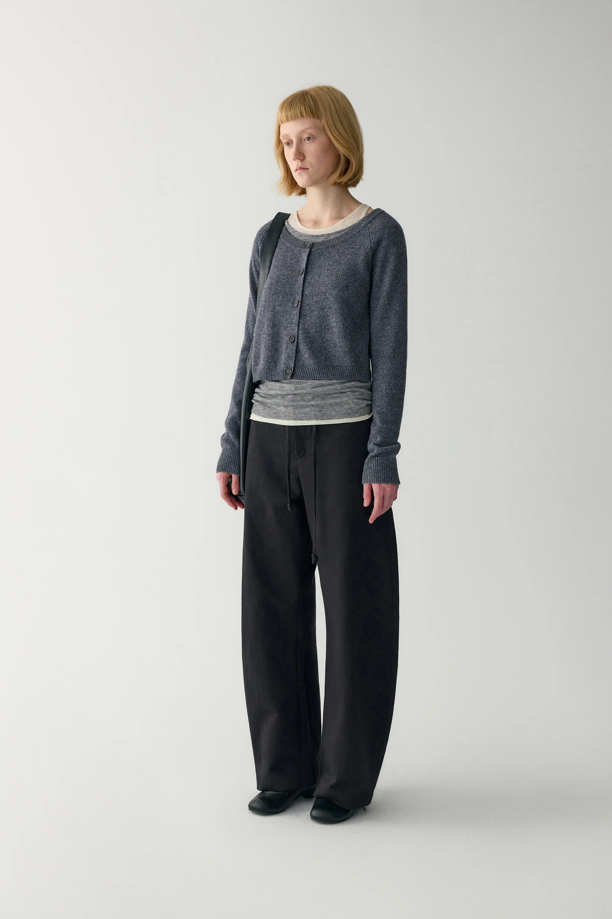 Short Wool Cardigan - Image 16