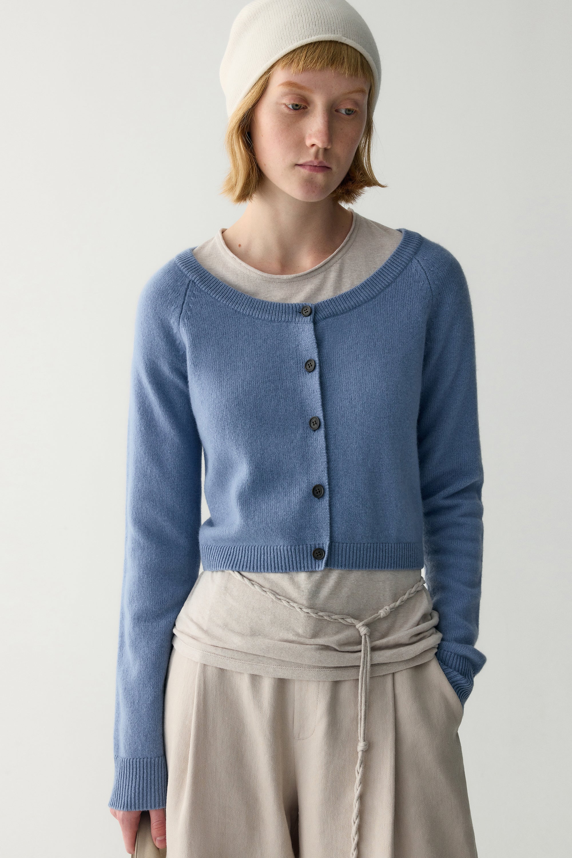 Short Wool Cardigan - Image 6