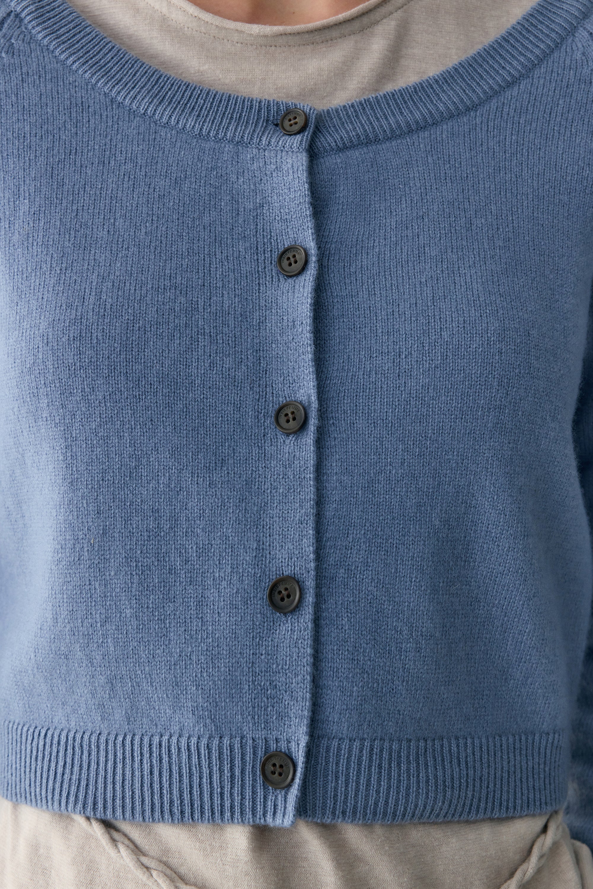 Short Wool Cardigan - Image 8
