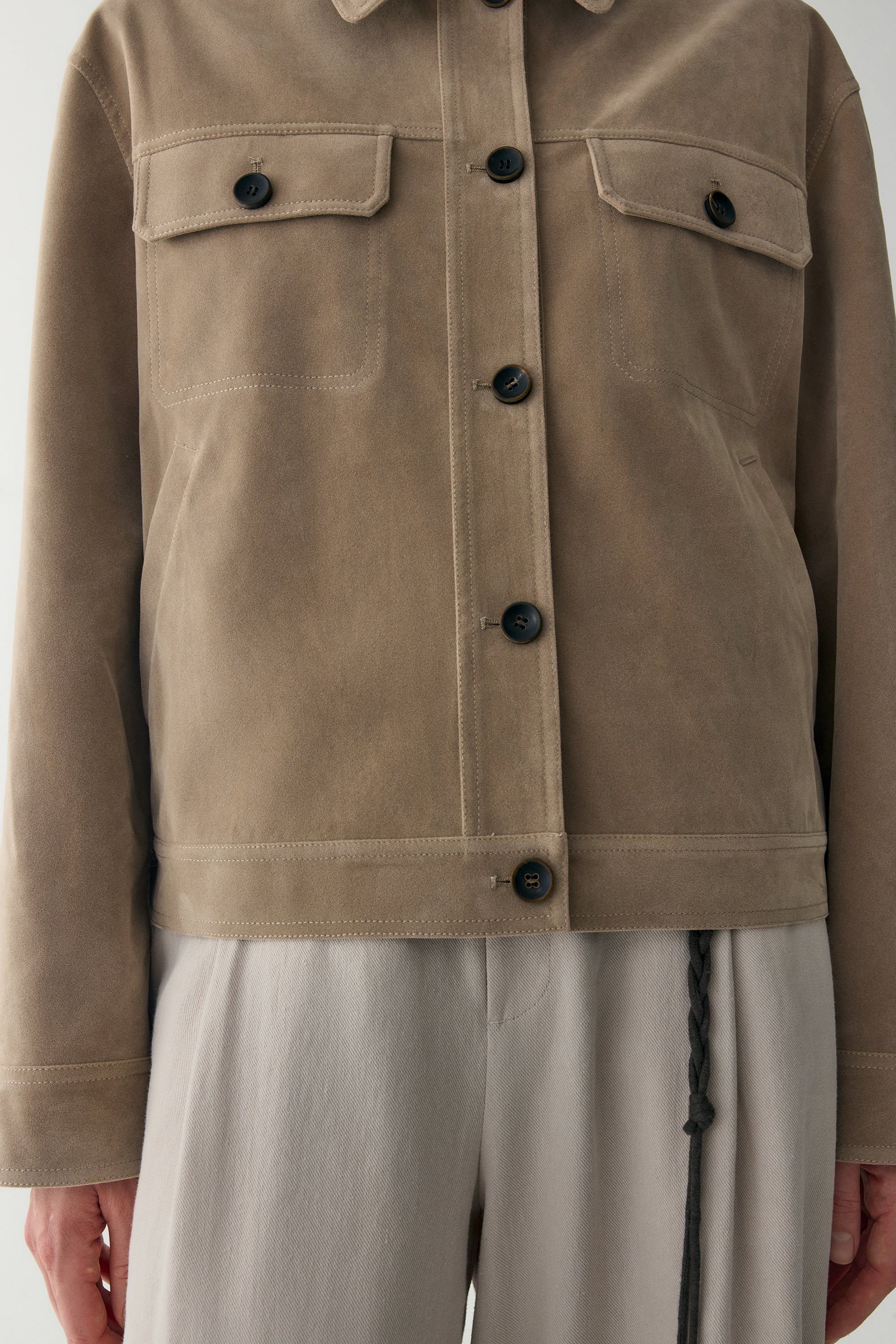 Suede Utility Jacket - Image 10