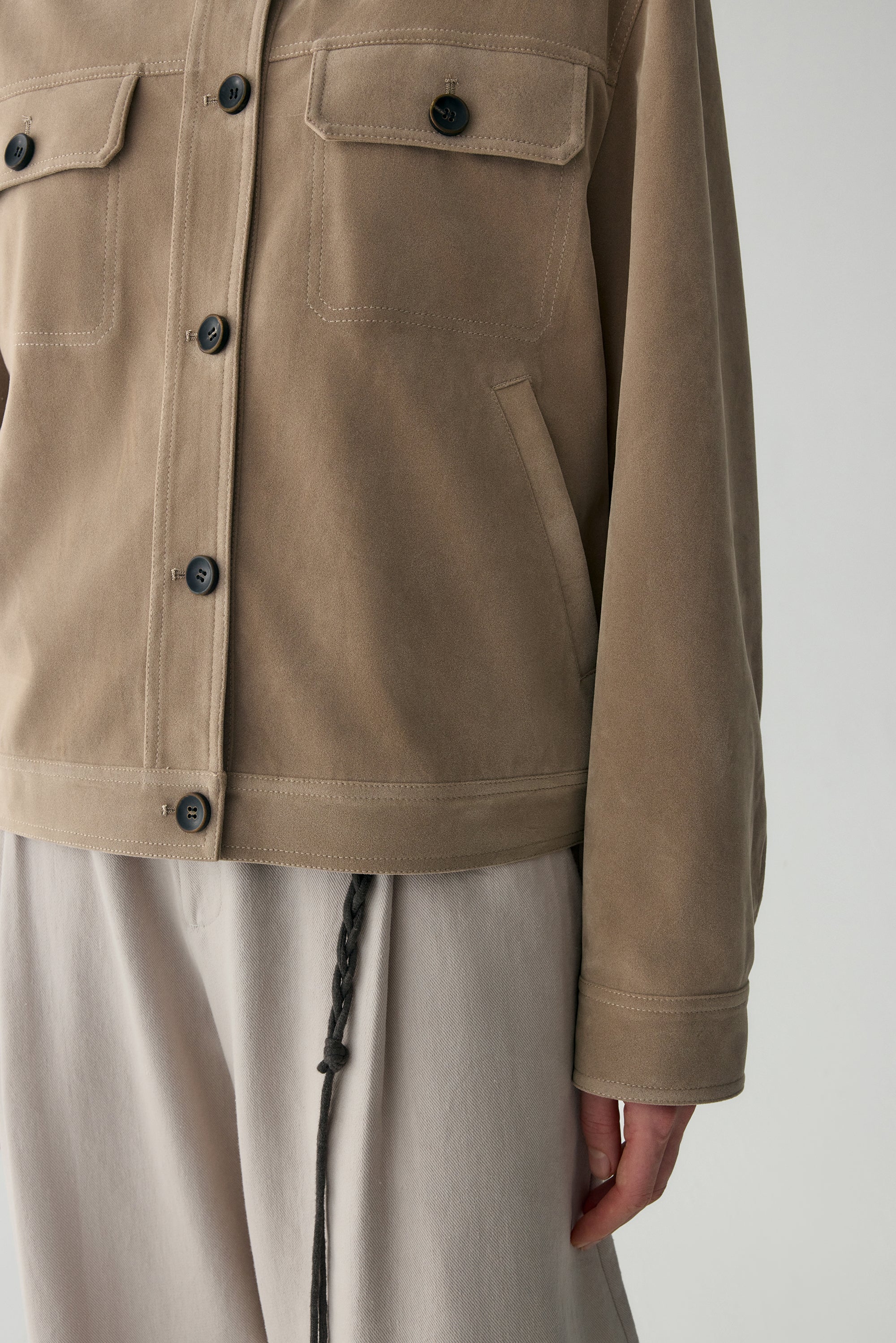Suede Utility Jacket - Image 11