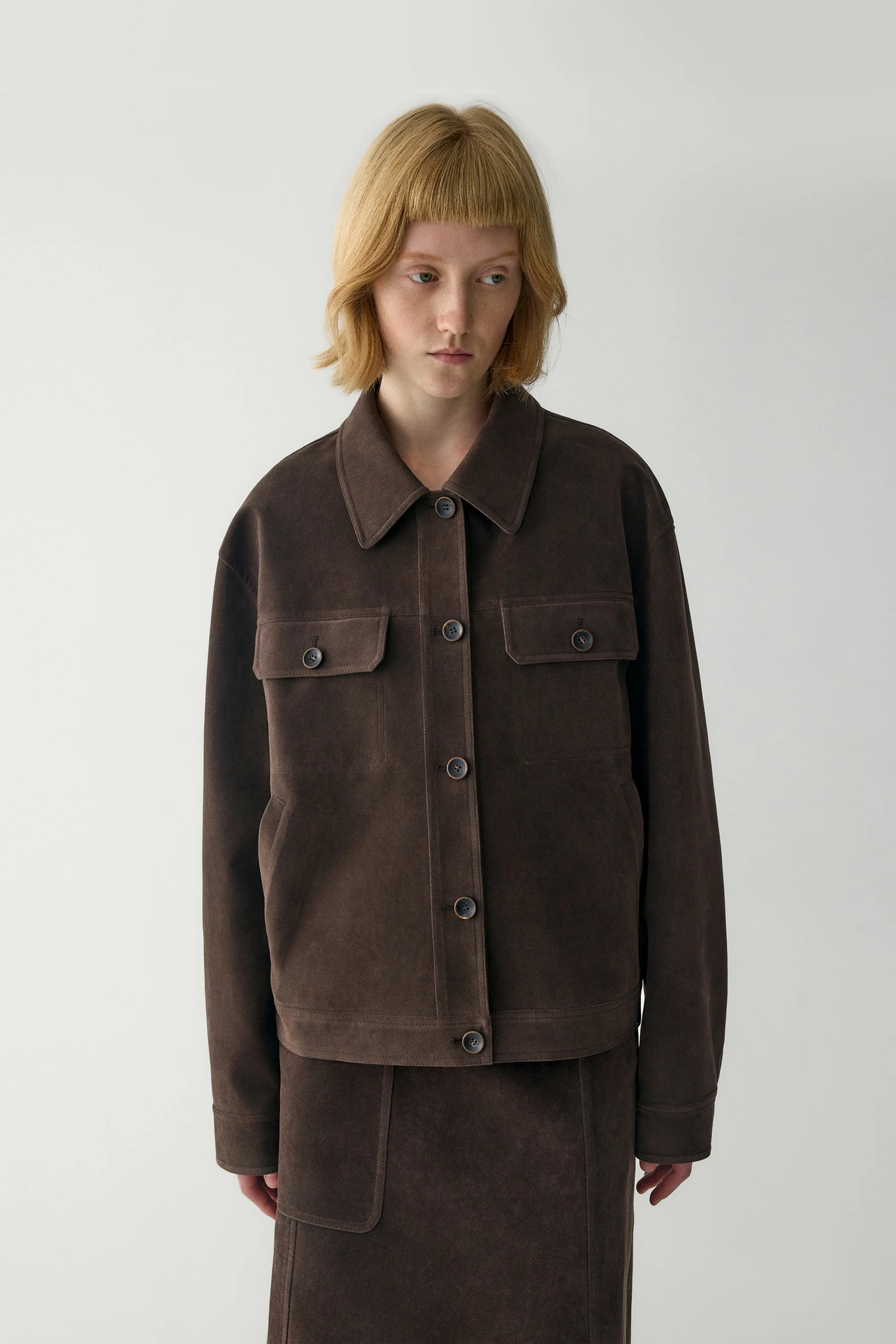 Suede Utility Jacket - Image 18
