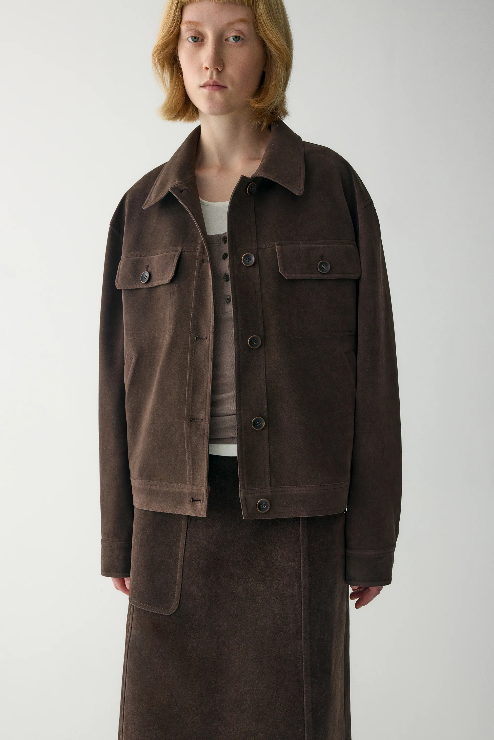 Suede Utility Jacket - Image 20