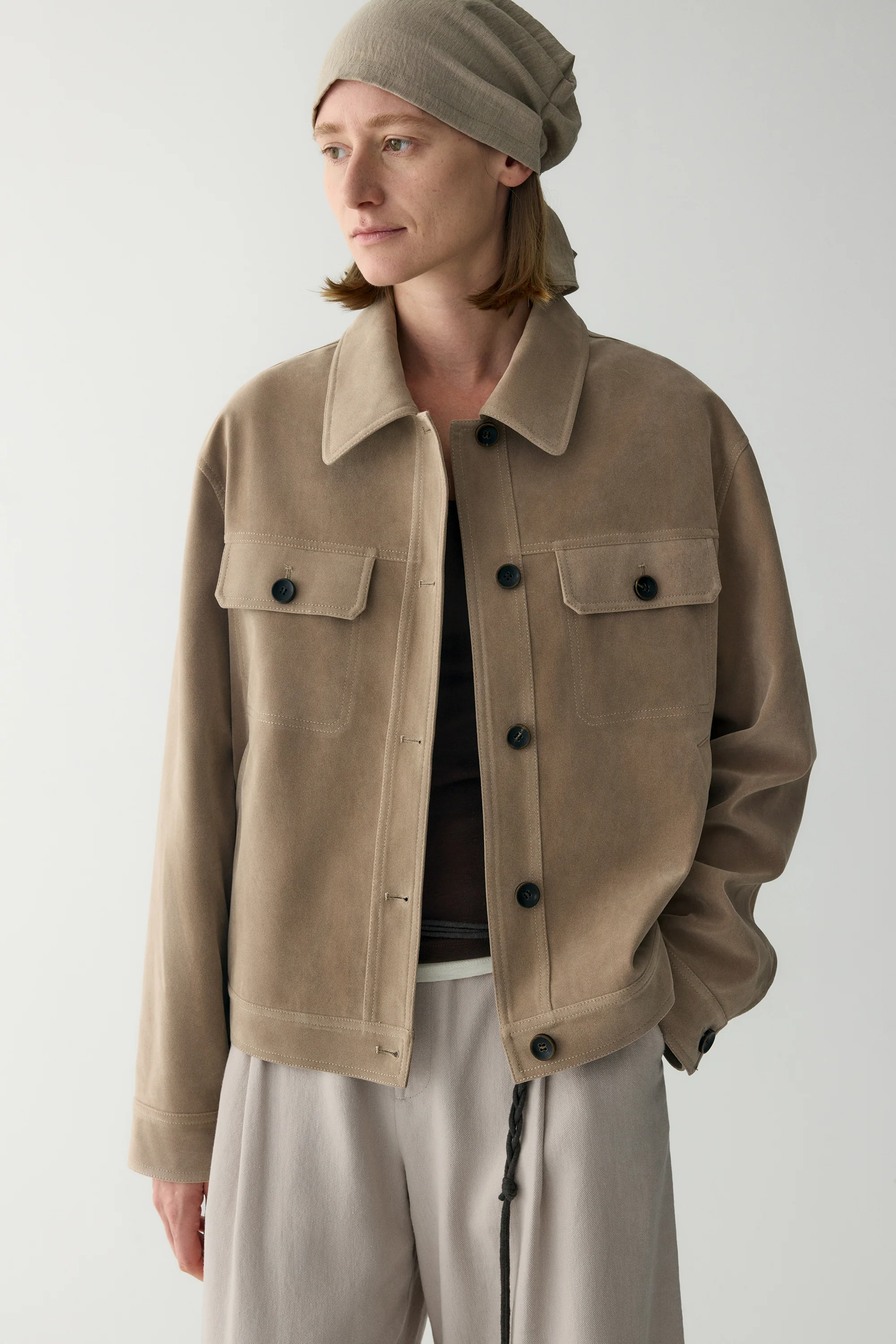 Suede Utility Jacket - Image 6