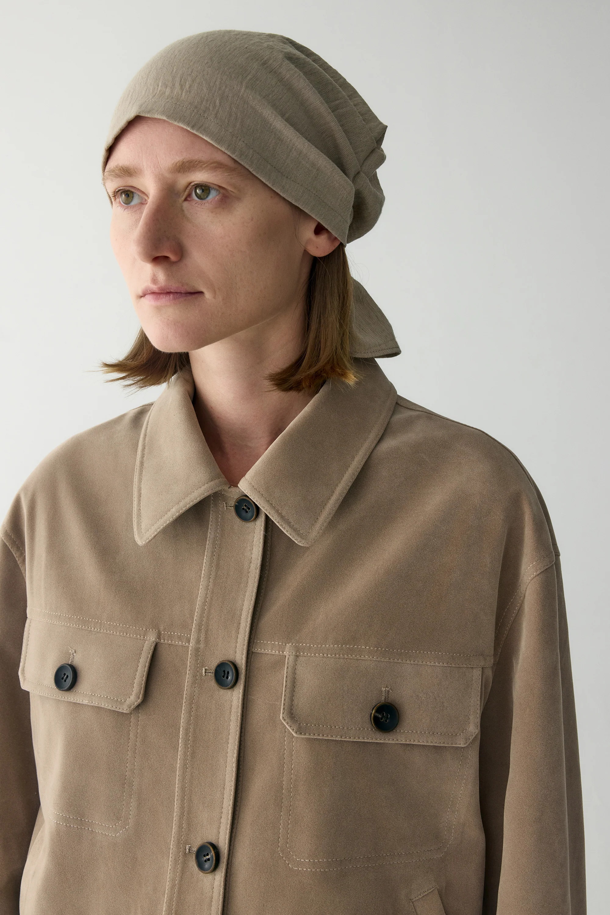 Suede Utility Jacket - Image 8