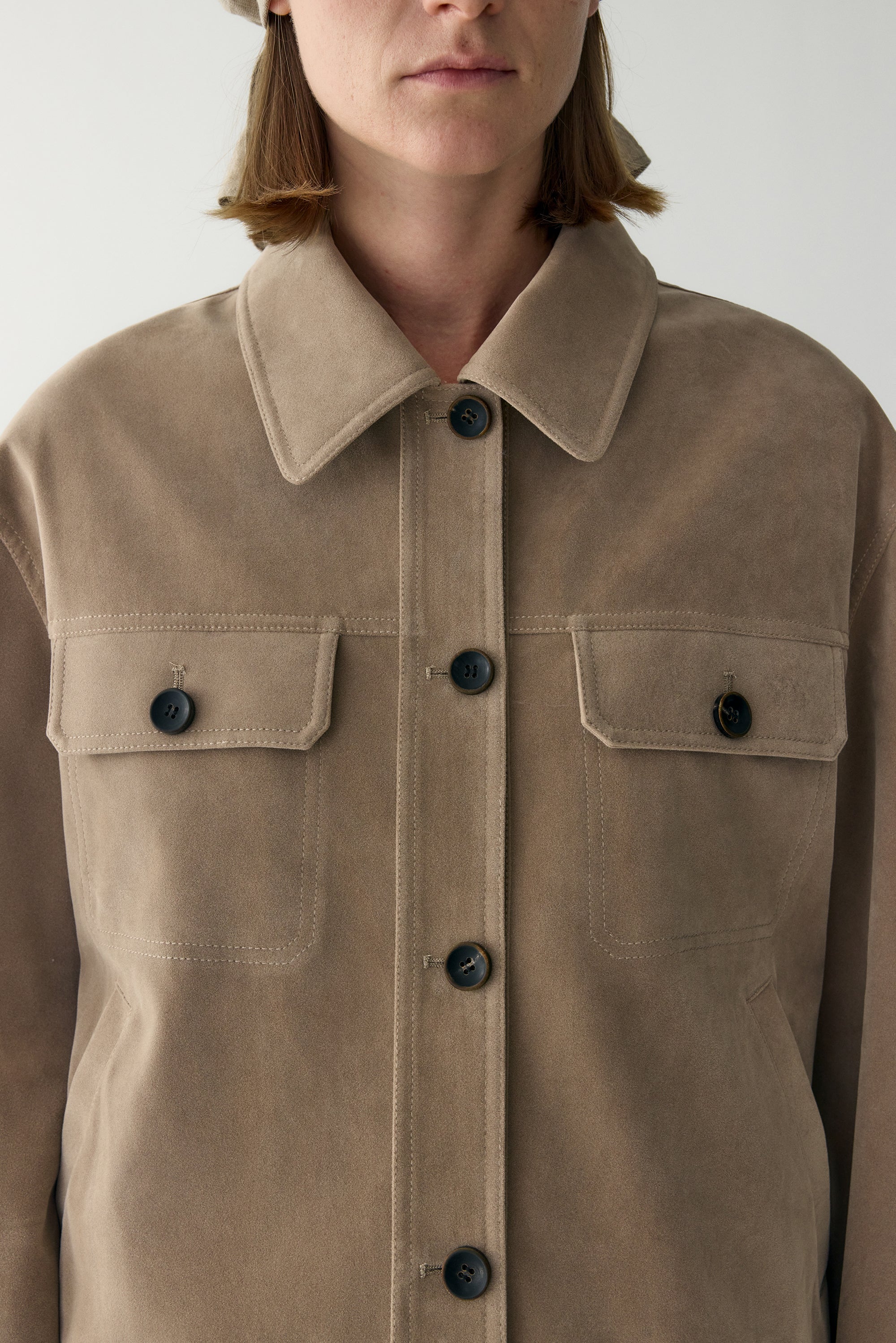 Suede Utility Jacket - Image 9