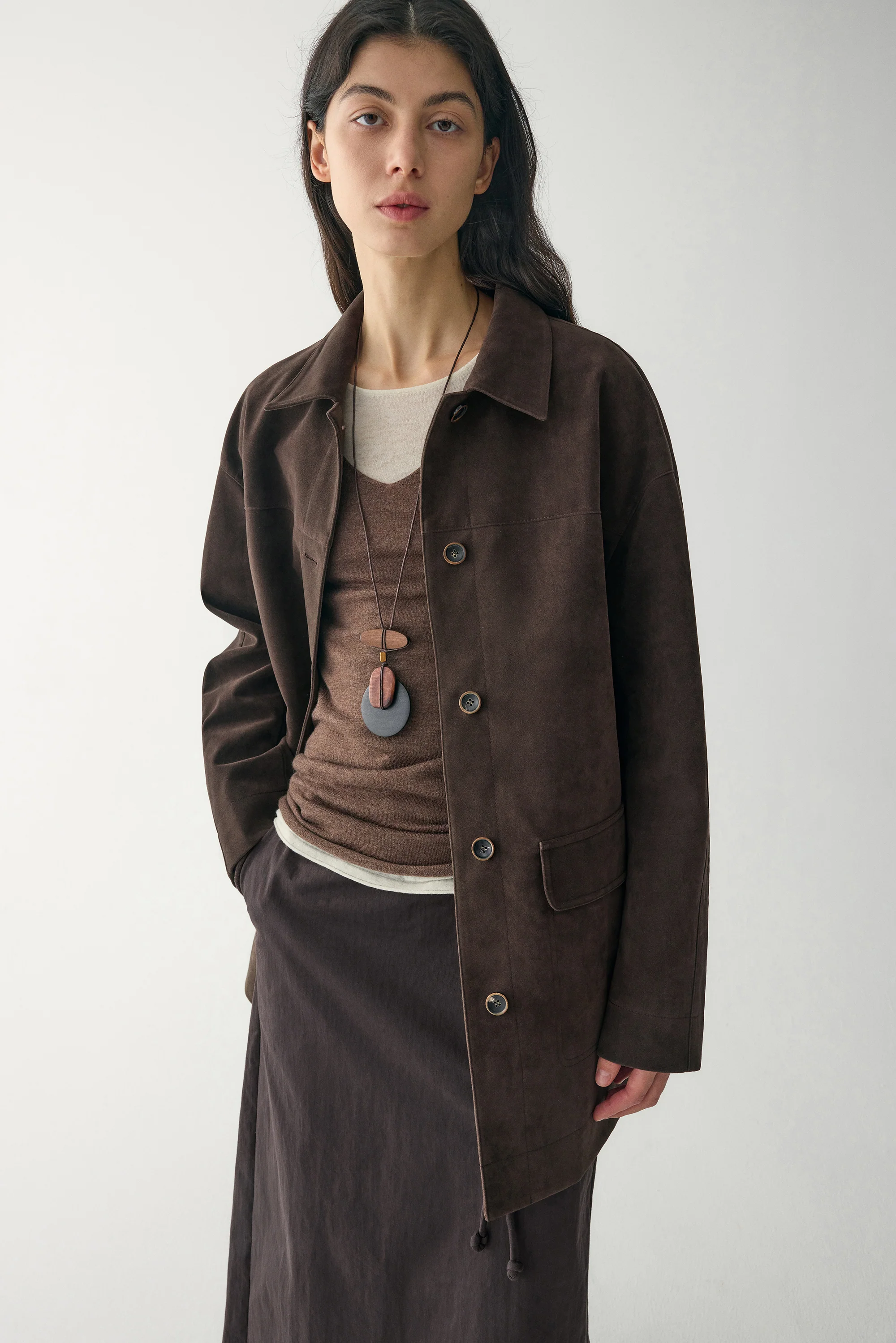 Suede Utility Jacket - Image 10