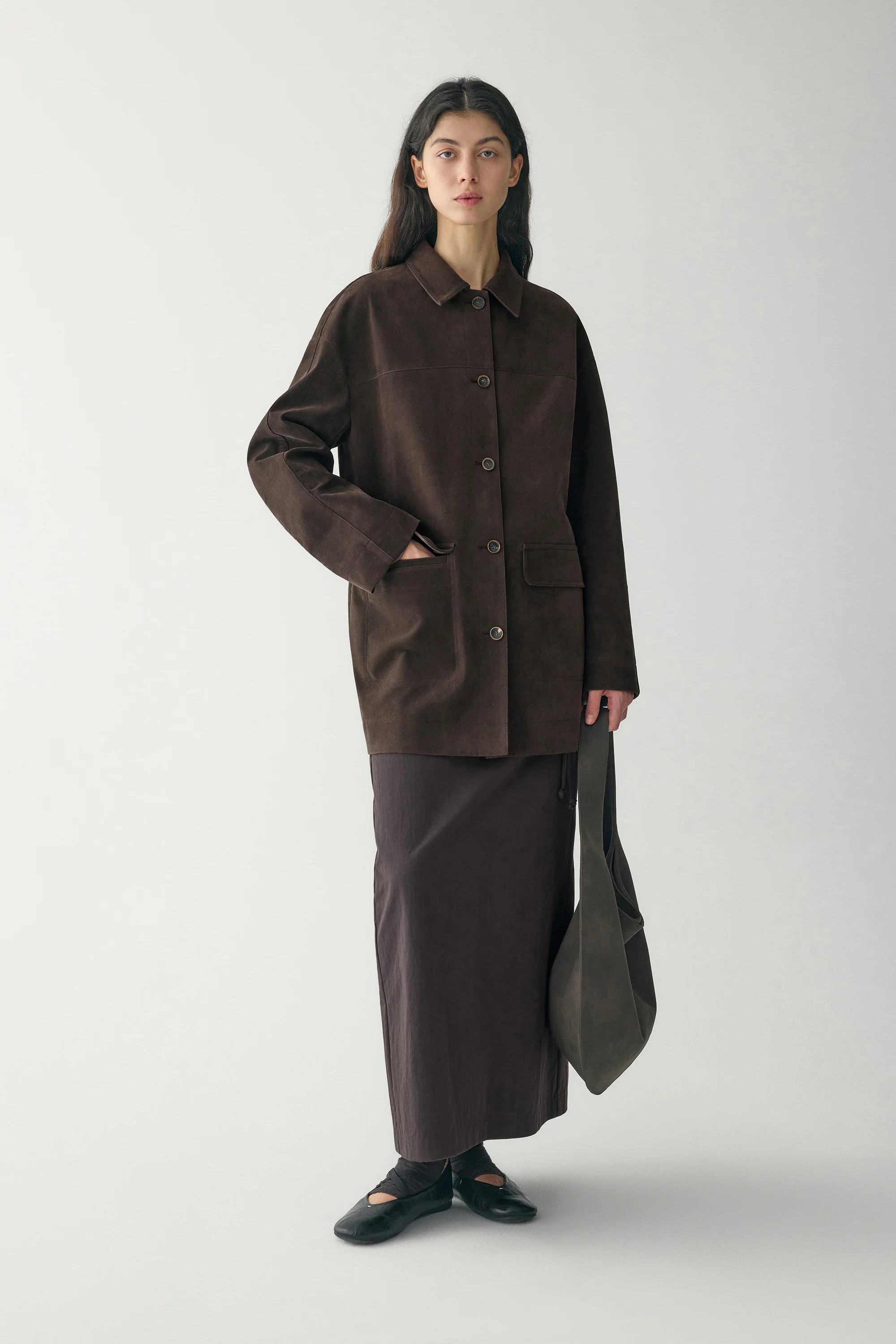 Suede Utility Jacket - Image 3