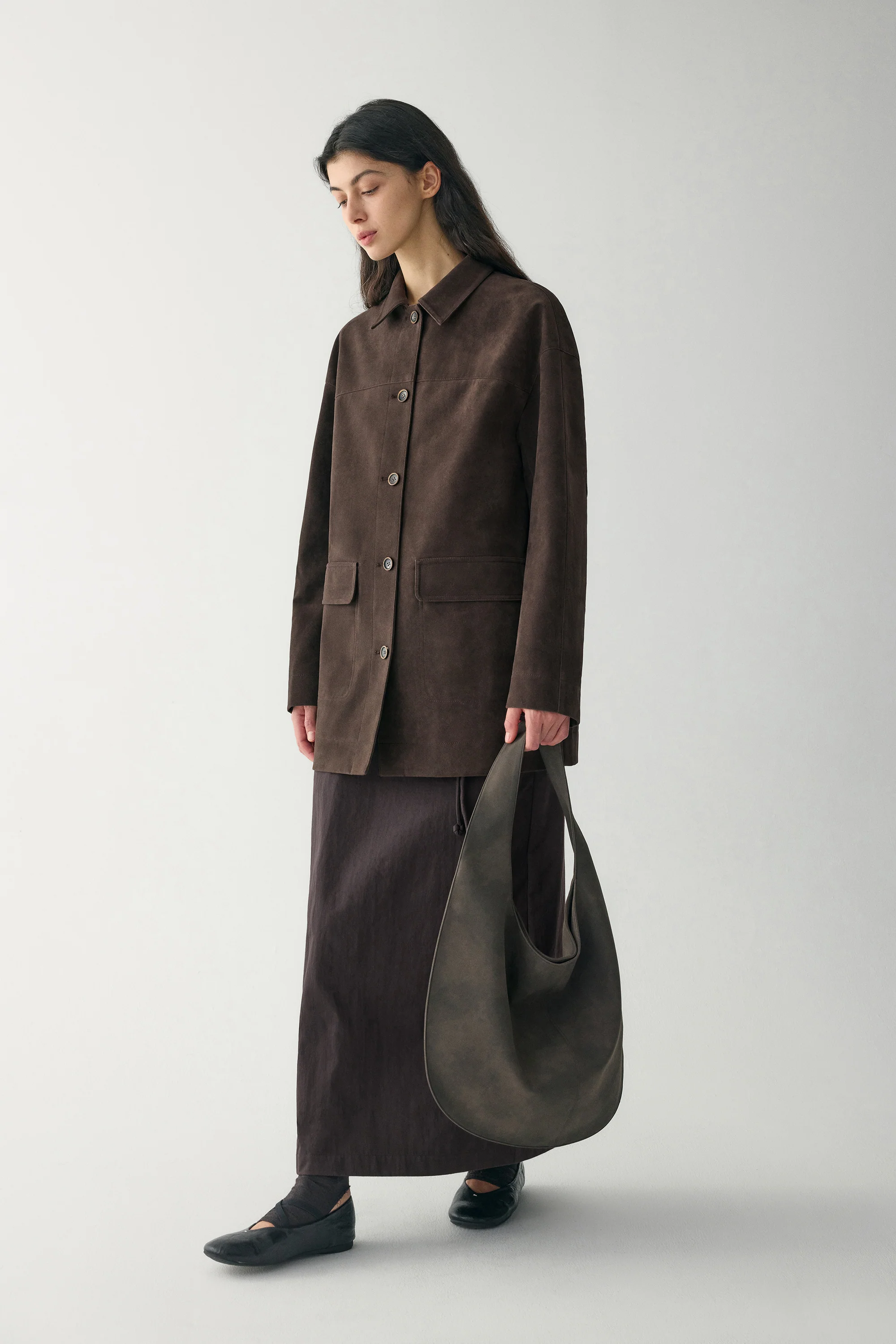 Suede Utility Jacket - Image 4