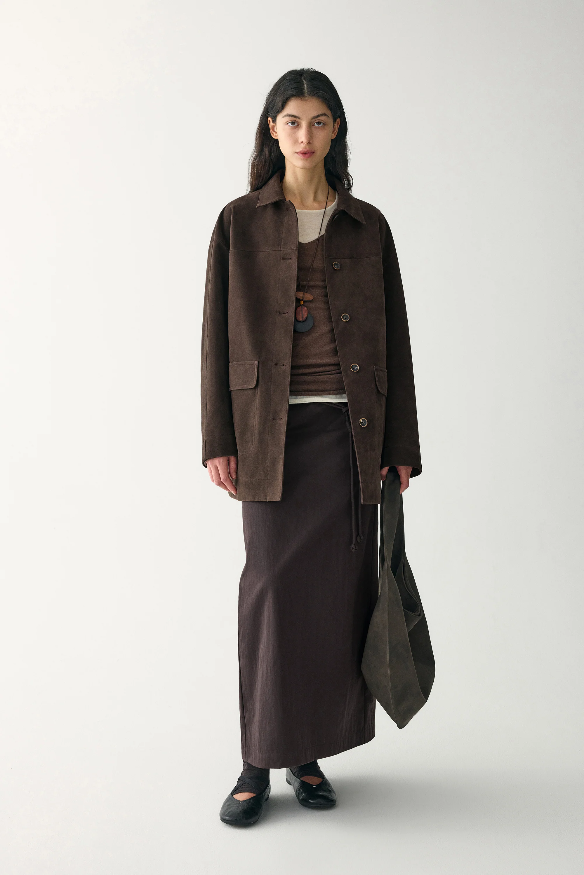 Suede Utility Jacket - Image 5