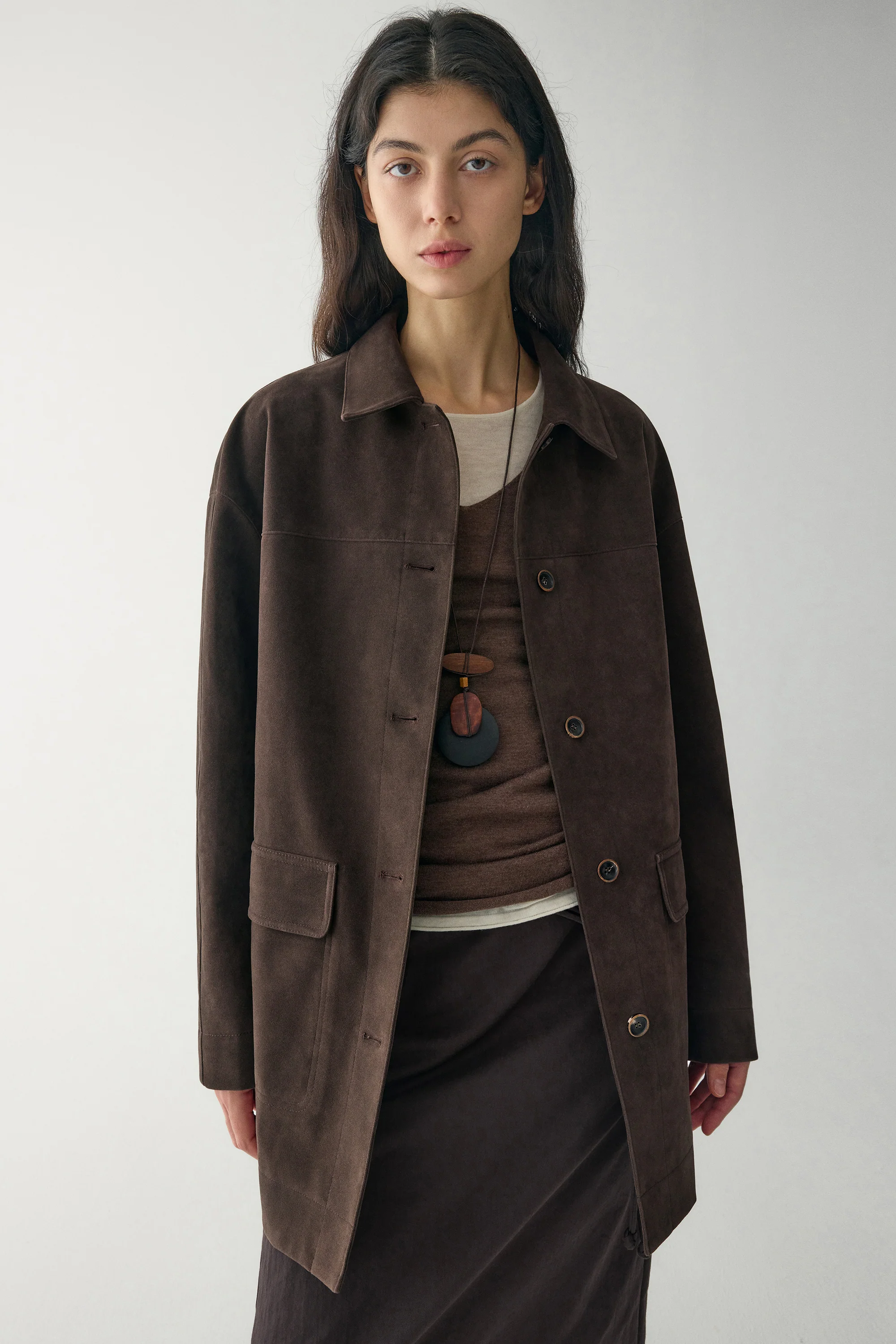 Suede Utility Jacket - Image 8