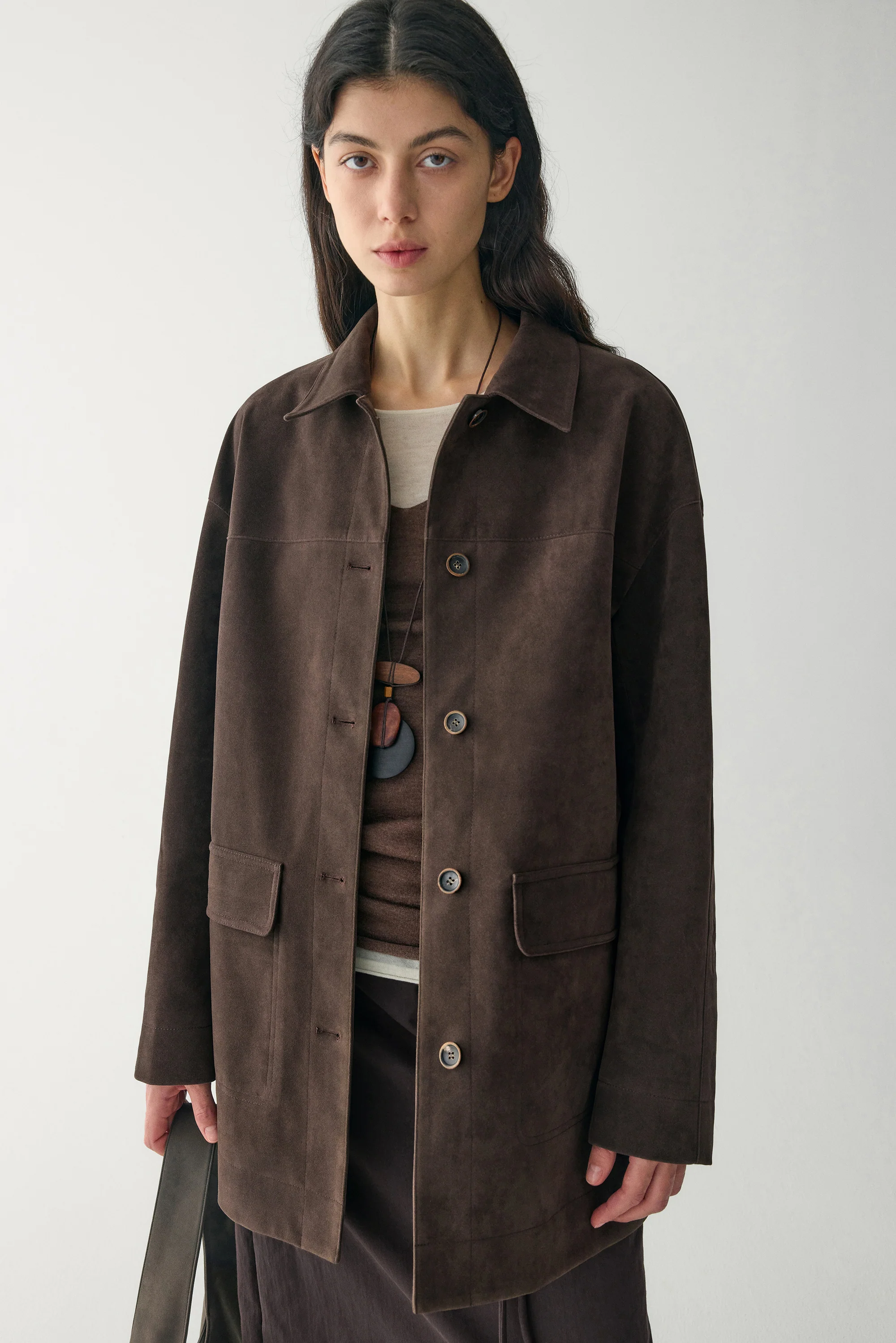 Suede Utility Jacket - Image 9