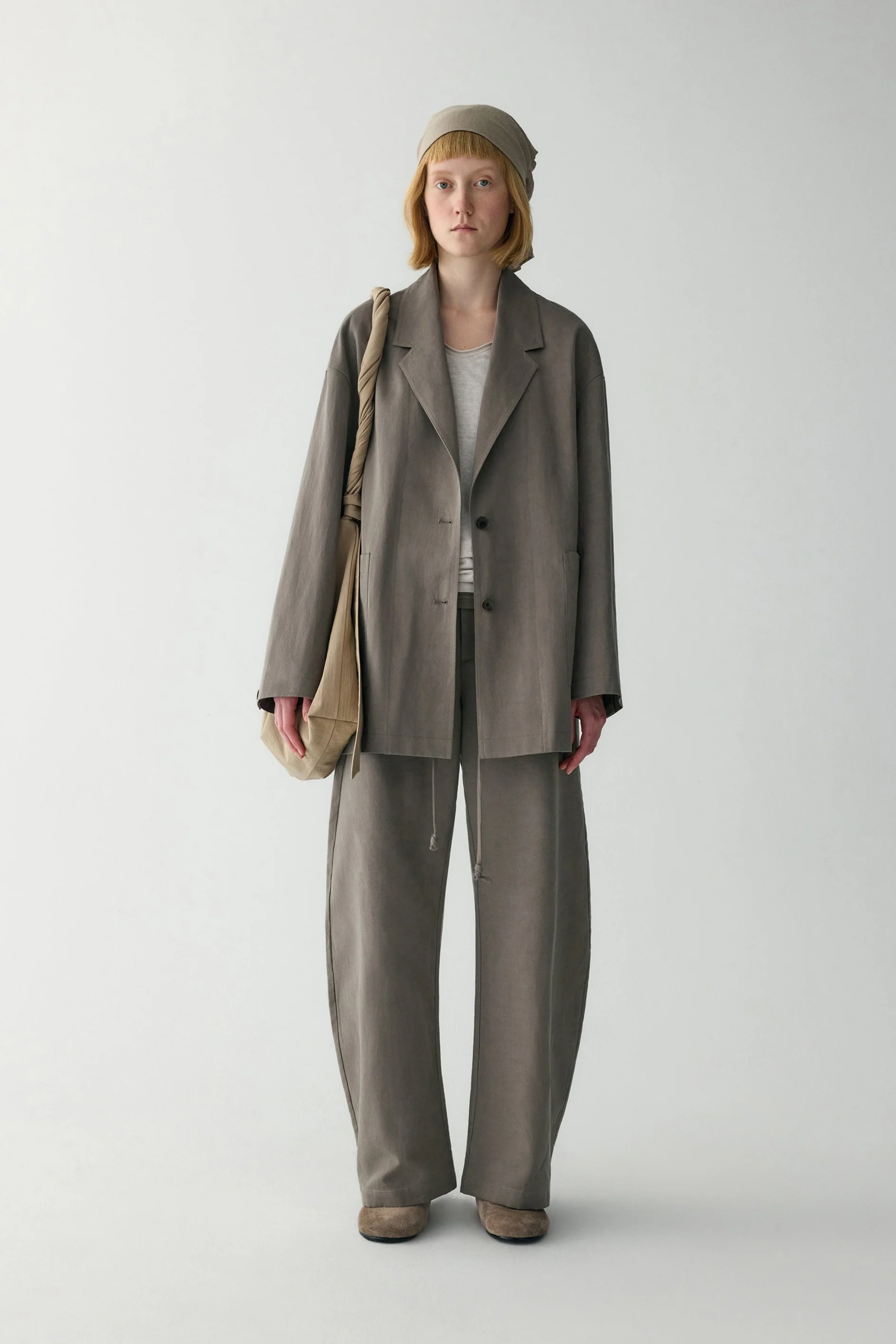Off-duty Cotton-linen Blazer - Image 11