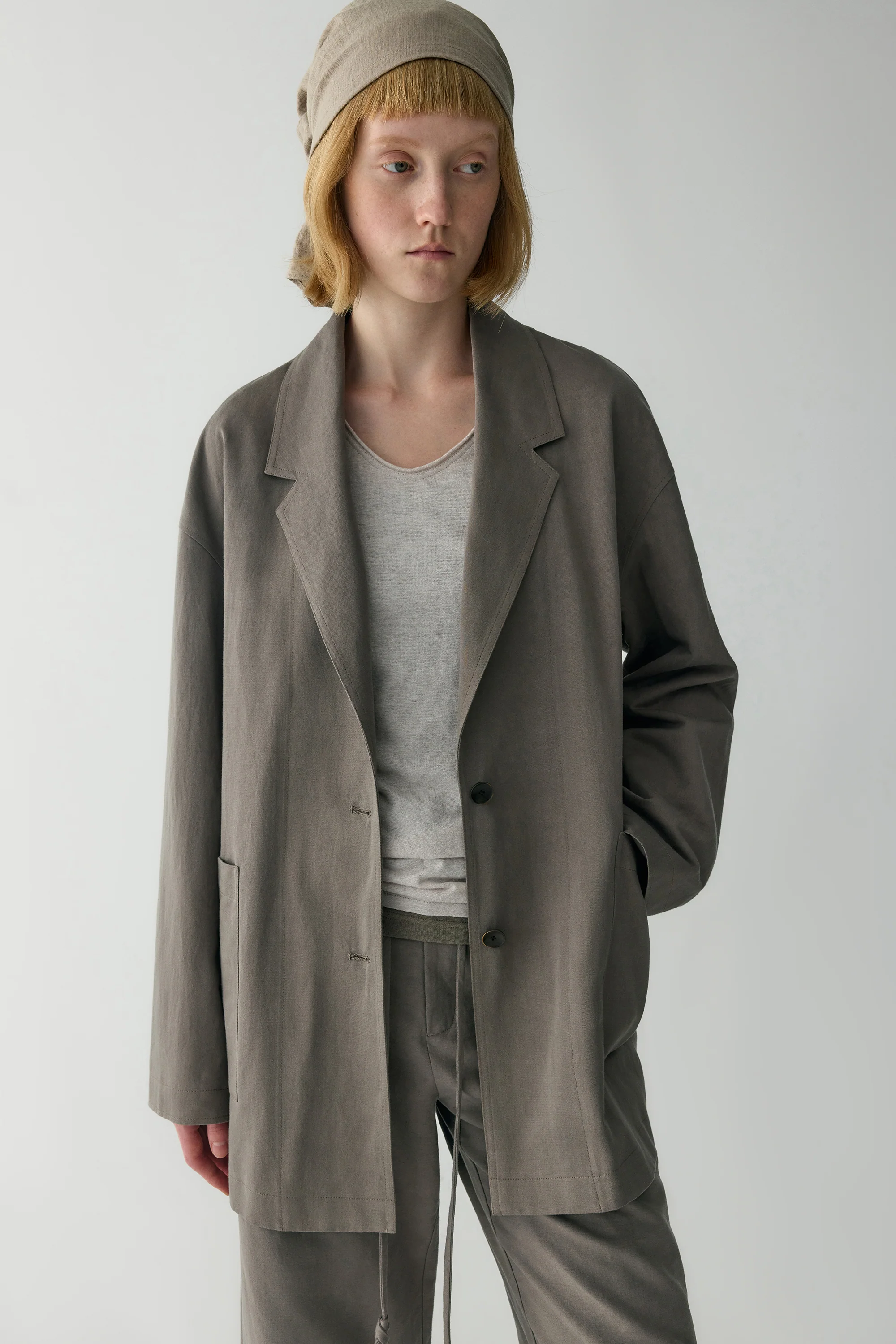 Off-duty Cotton-linen Blazer - Image 13