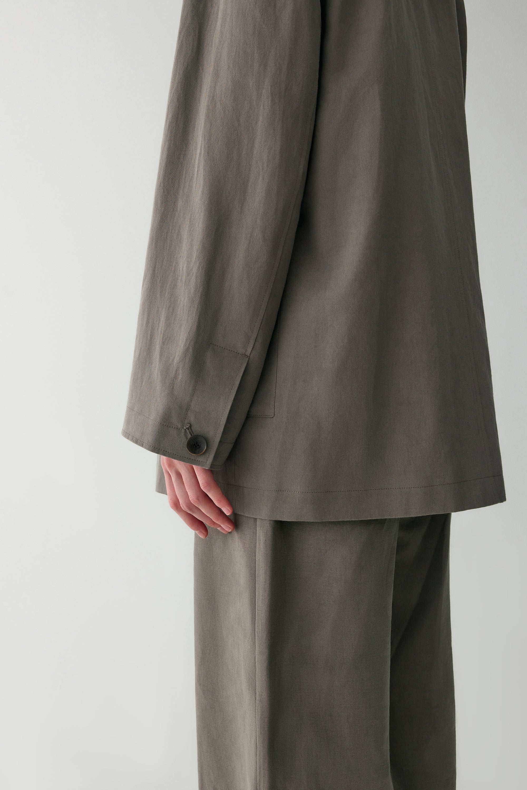 Off-duty Cotton-linen Blazer - Image 20
