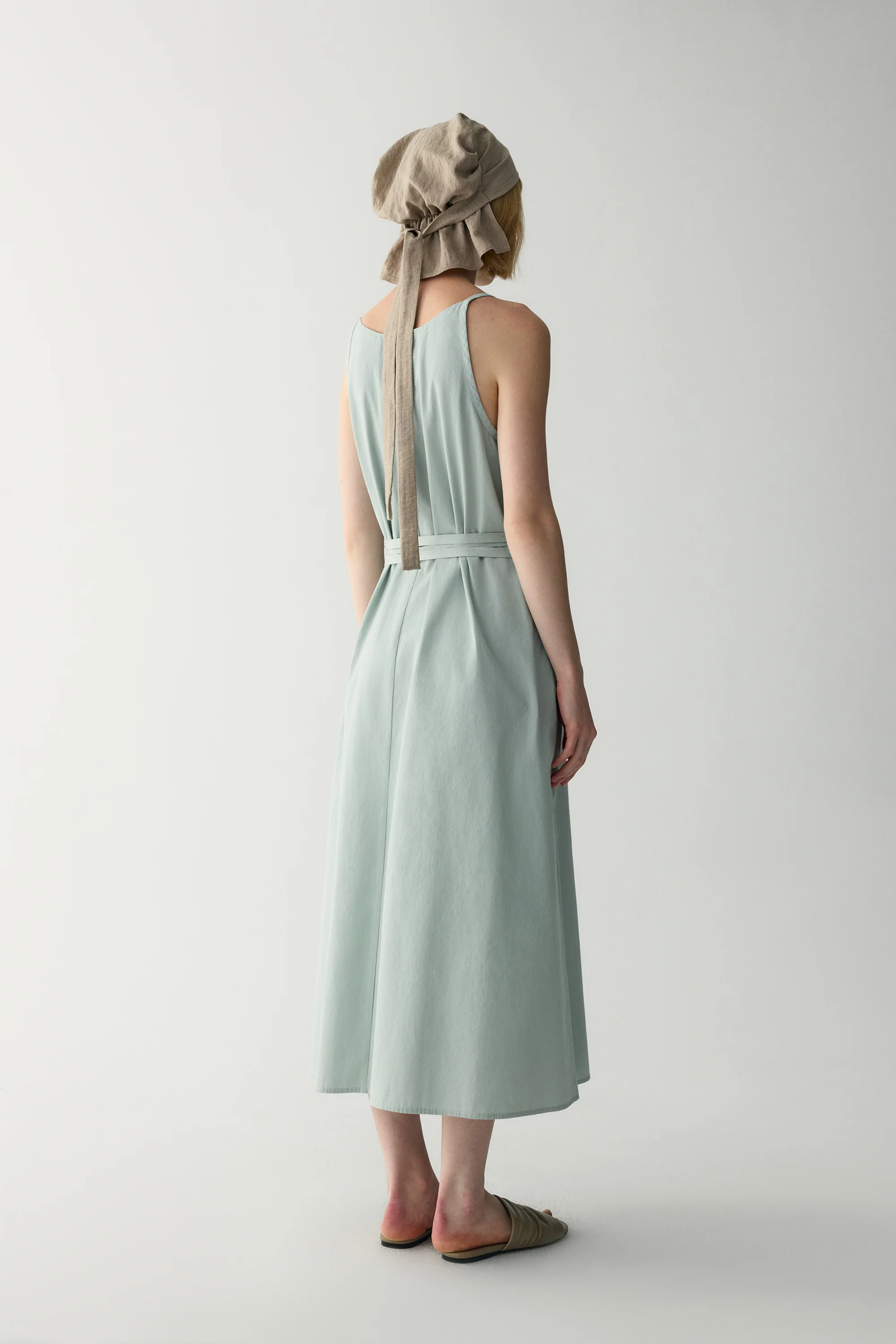 A-line Pleated Dress - Image 10