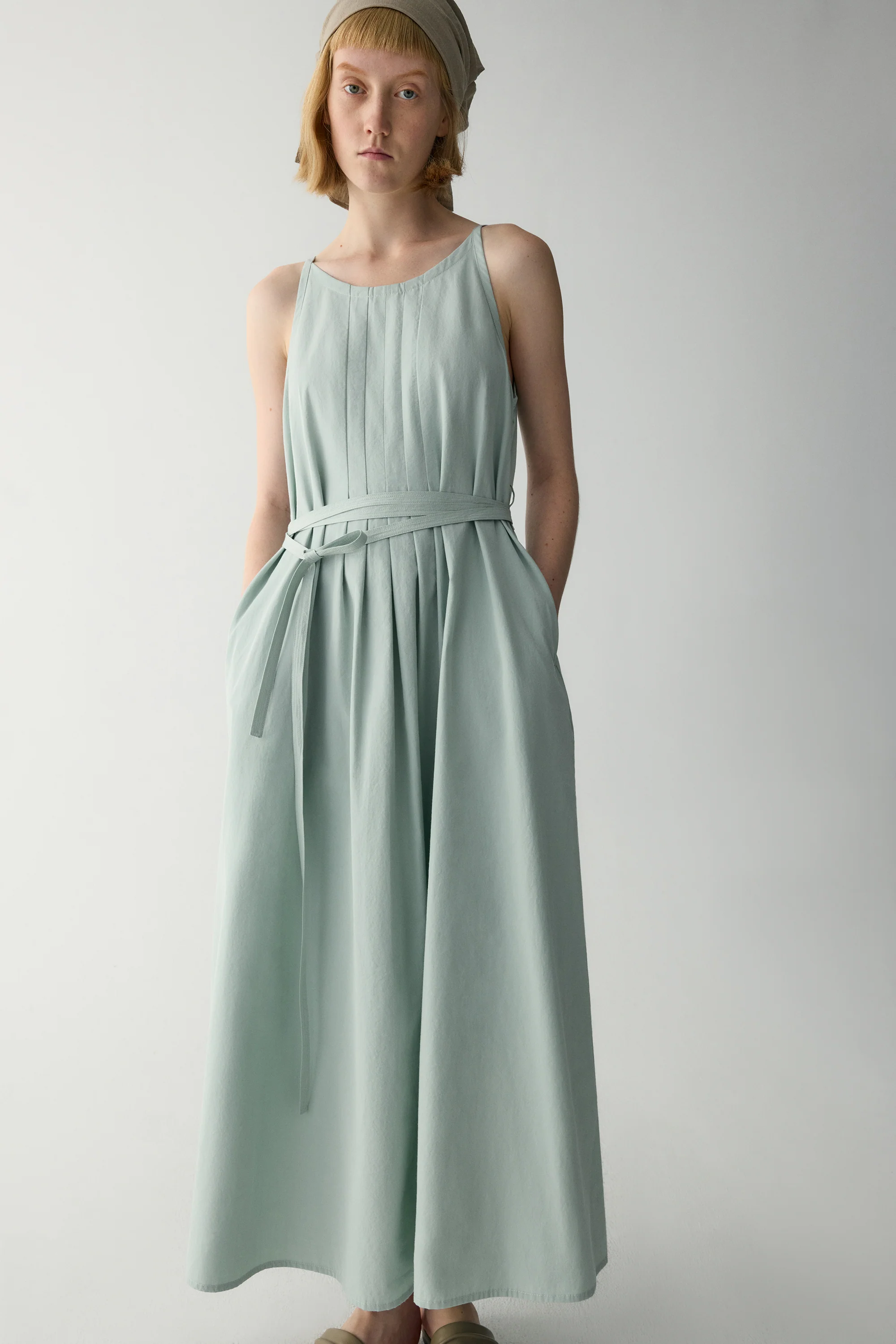 A-line Pleated Dress - Image 12