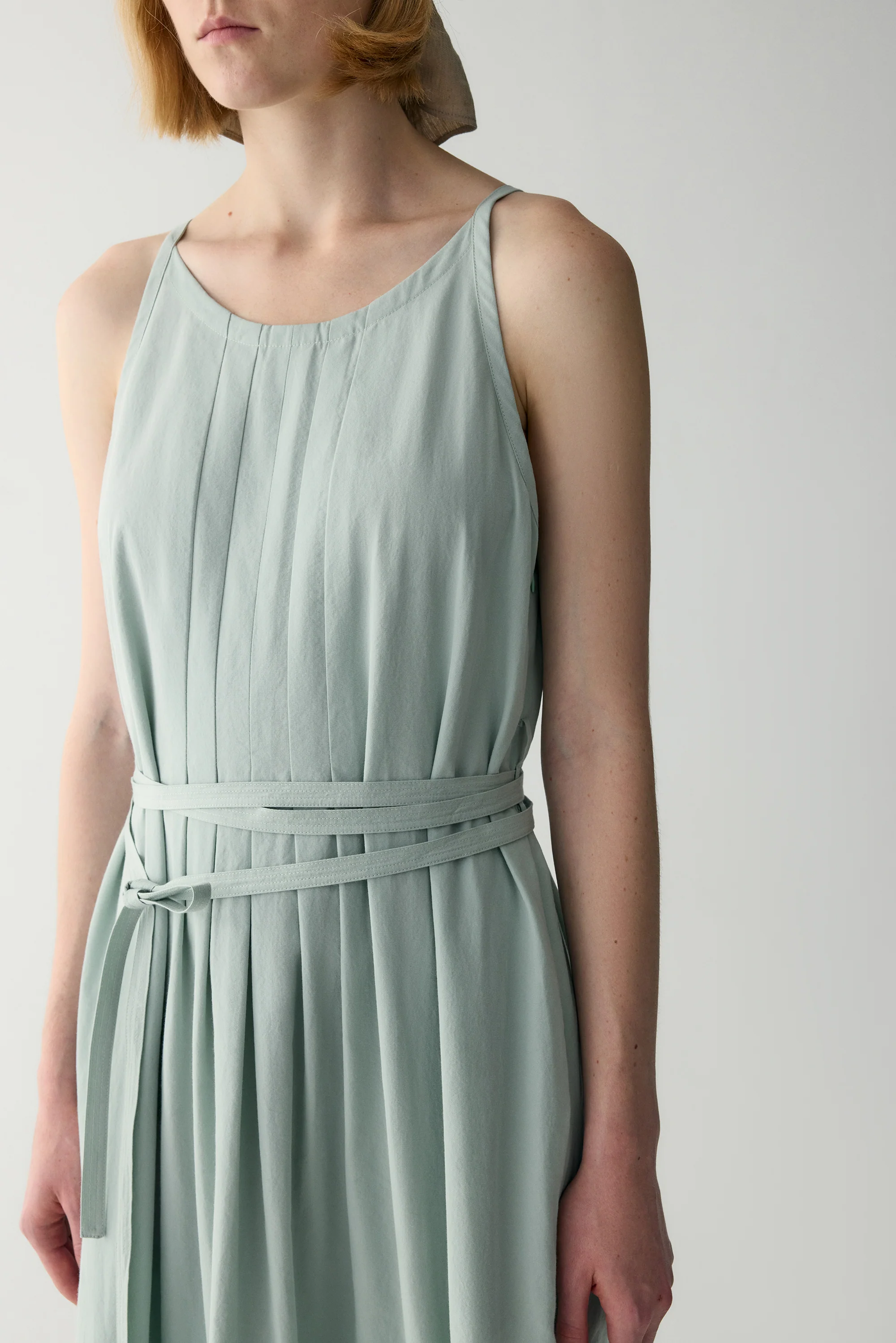 A-line Pleated Dress - Image 17