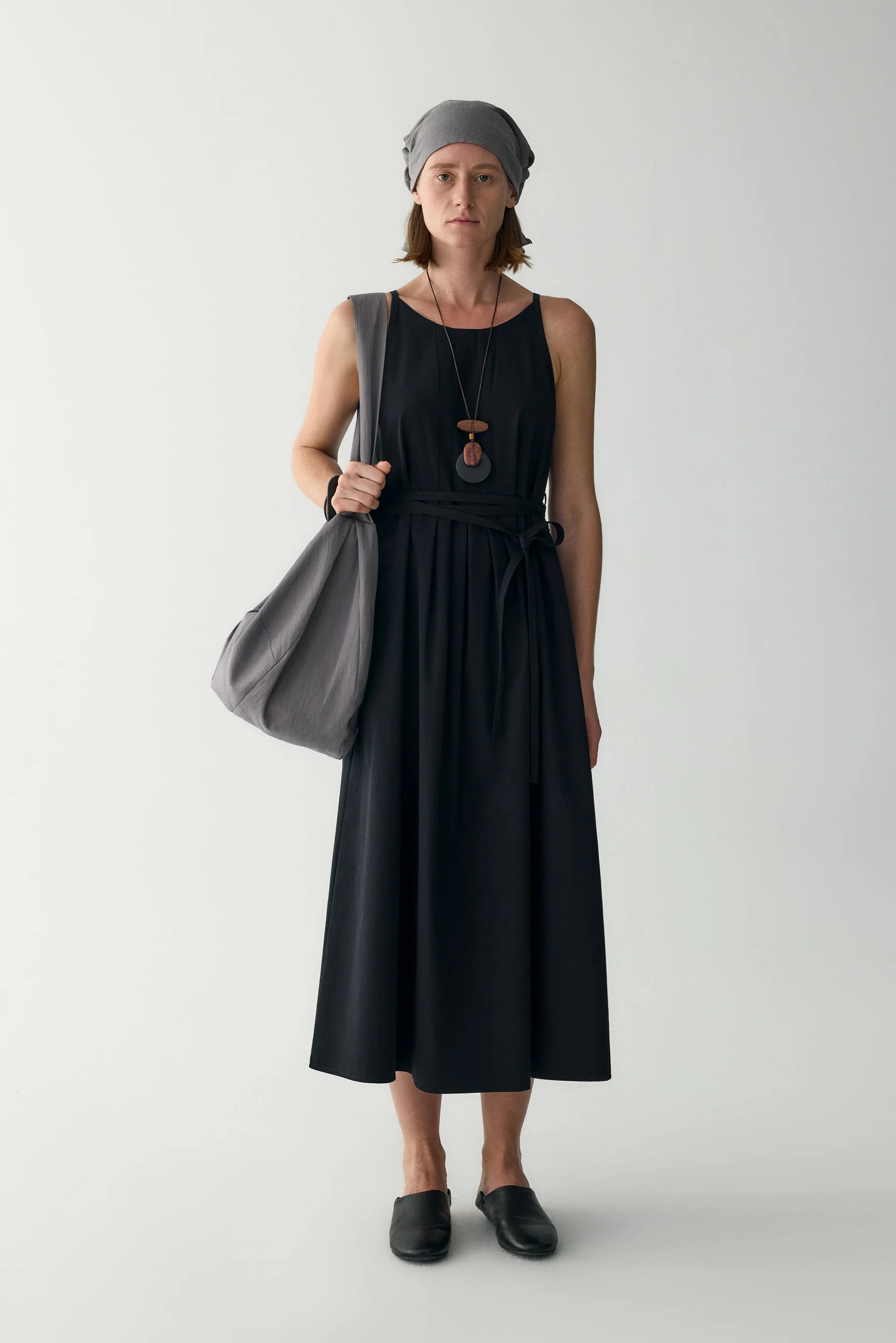 A-line Pleated Dress - Image 19