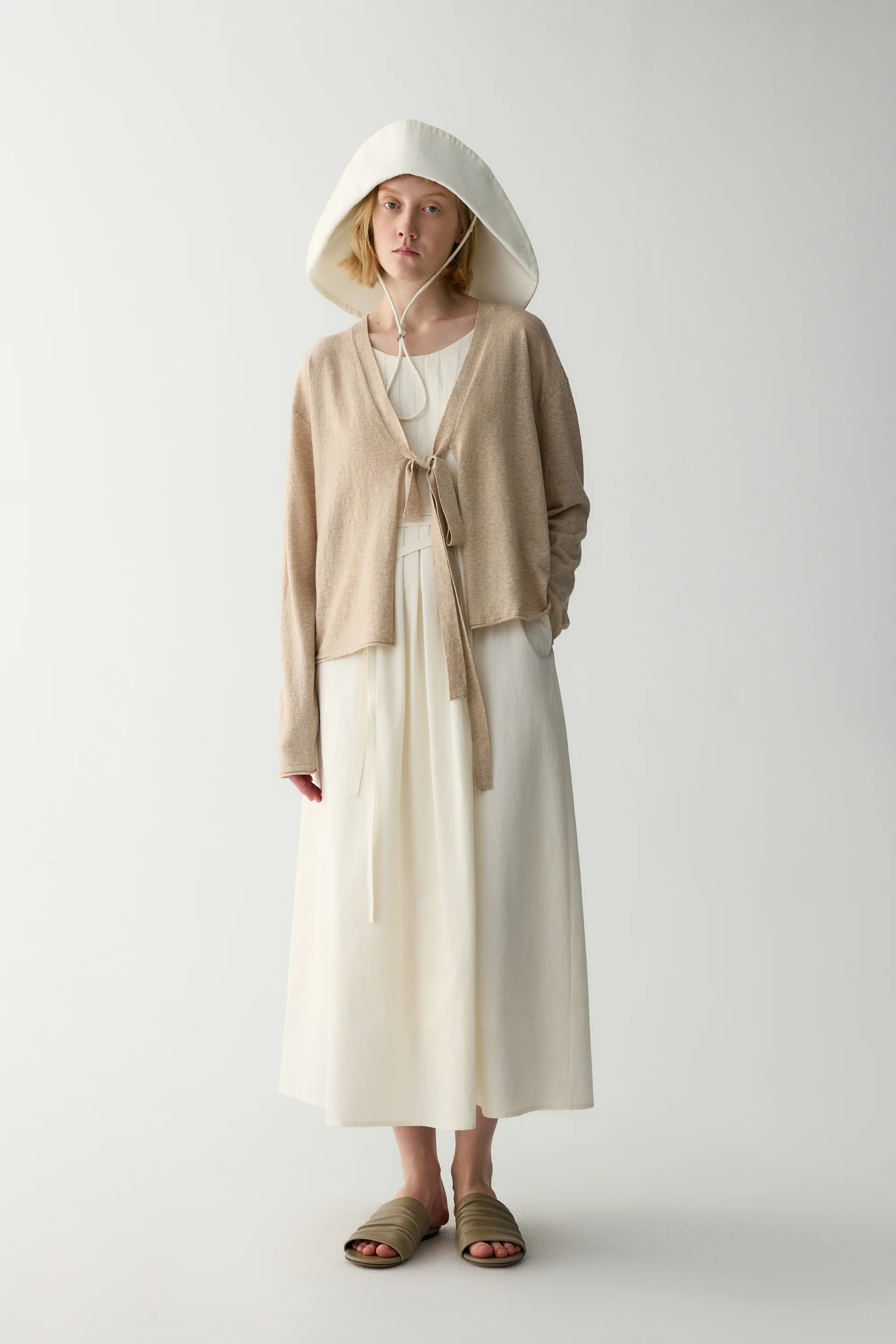 A-line Pleated Dress - Image 4