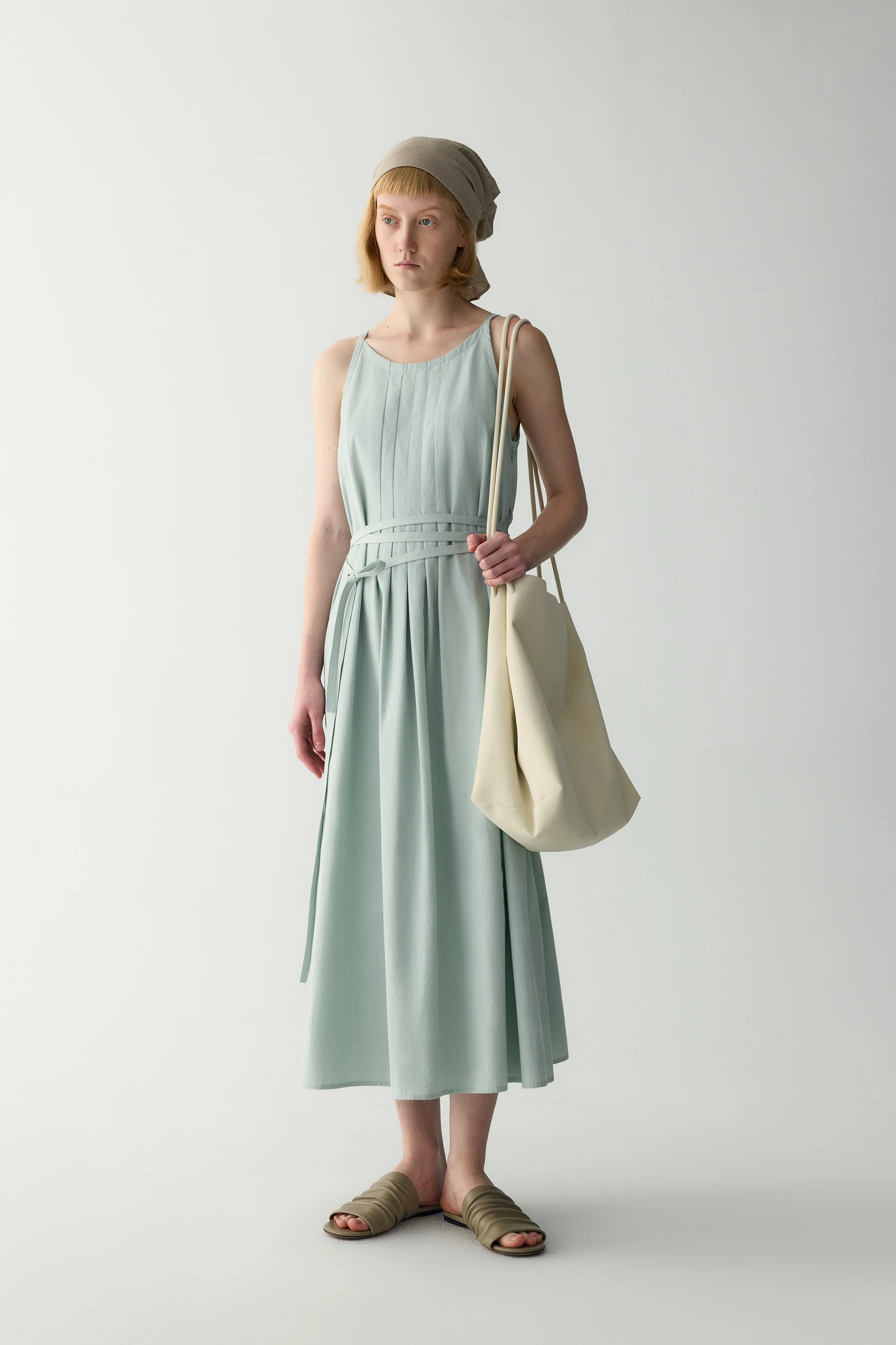 A-line Pleated Dress - Image 9