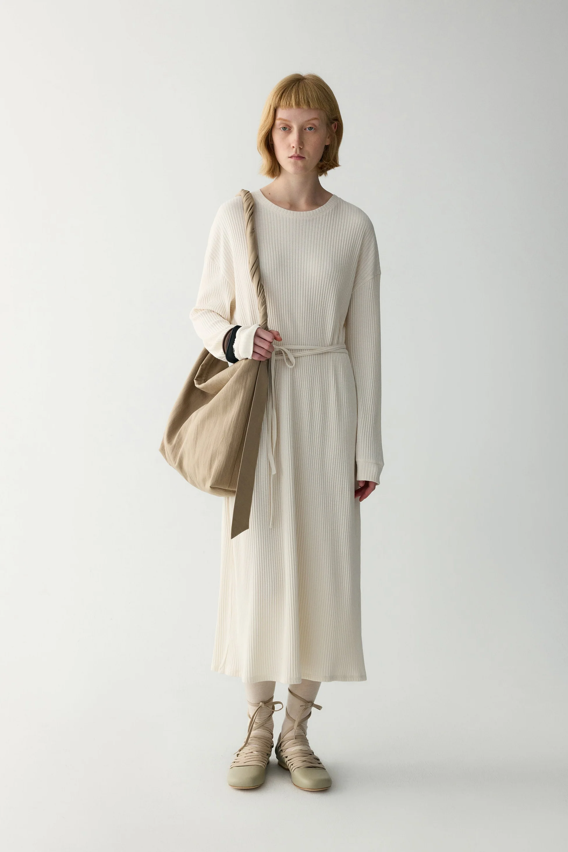 Organic Cotton Round Neck Dress - Image 3
