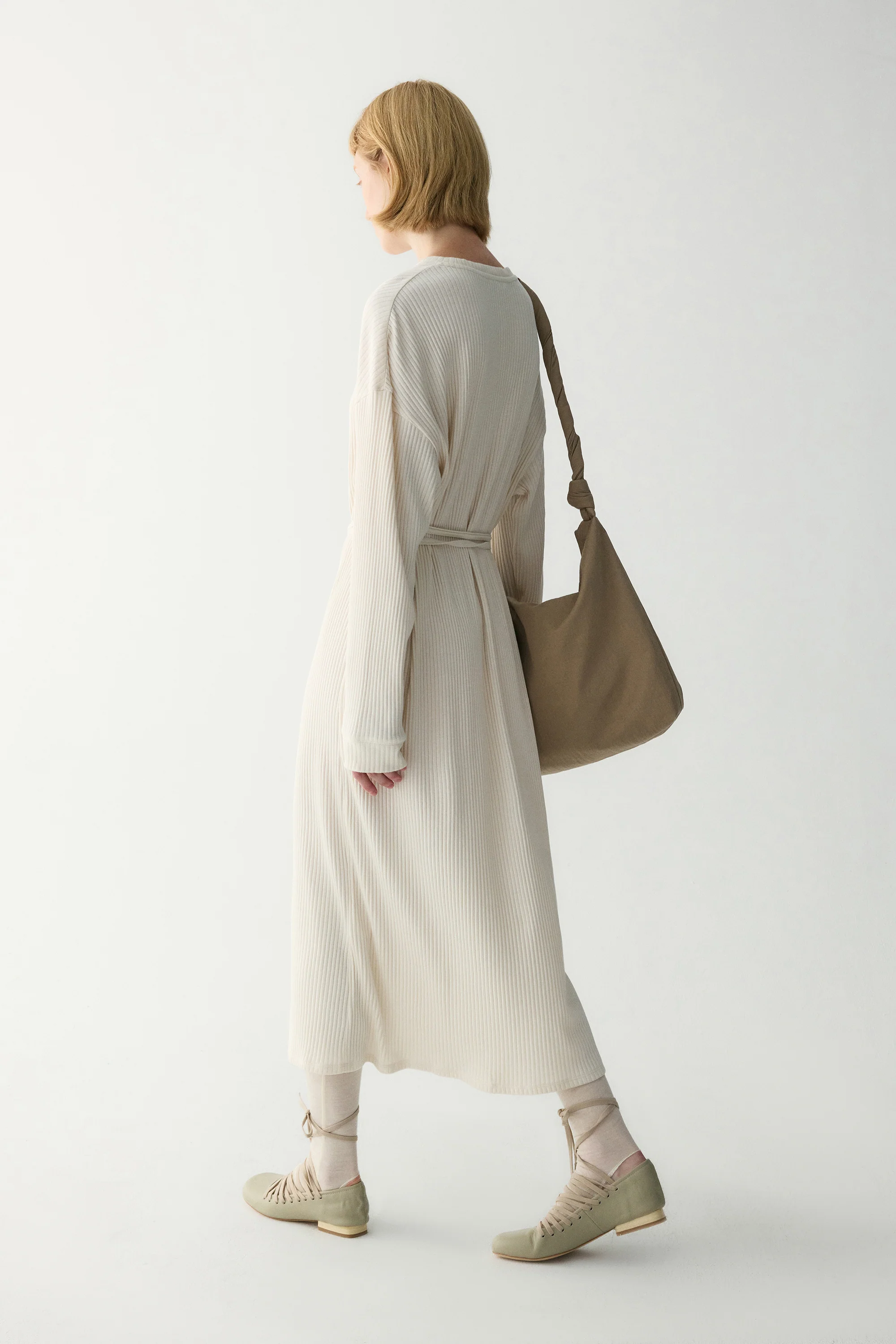 Organic Cotton Round Neck Dress - Image 4