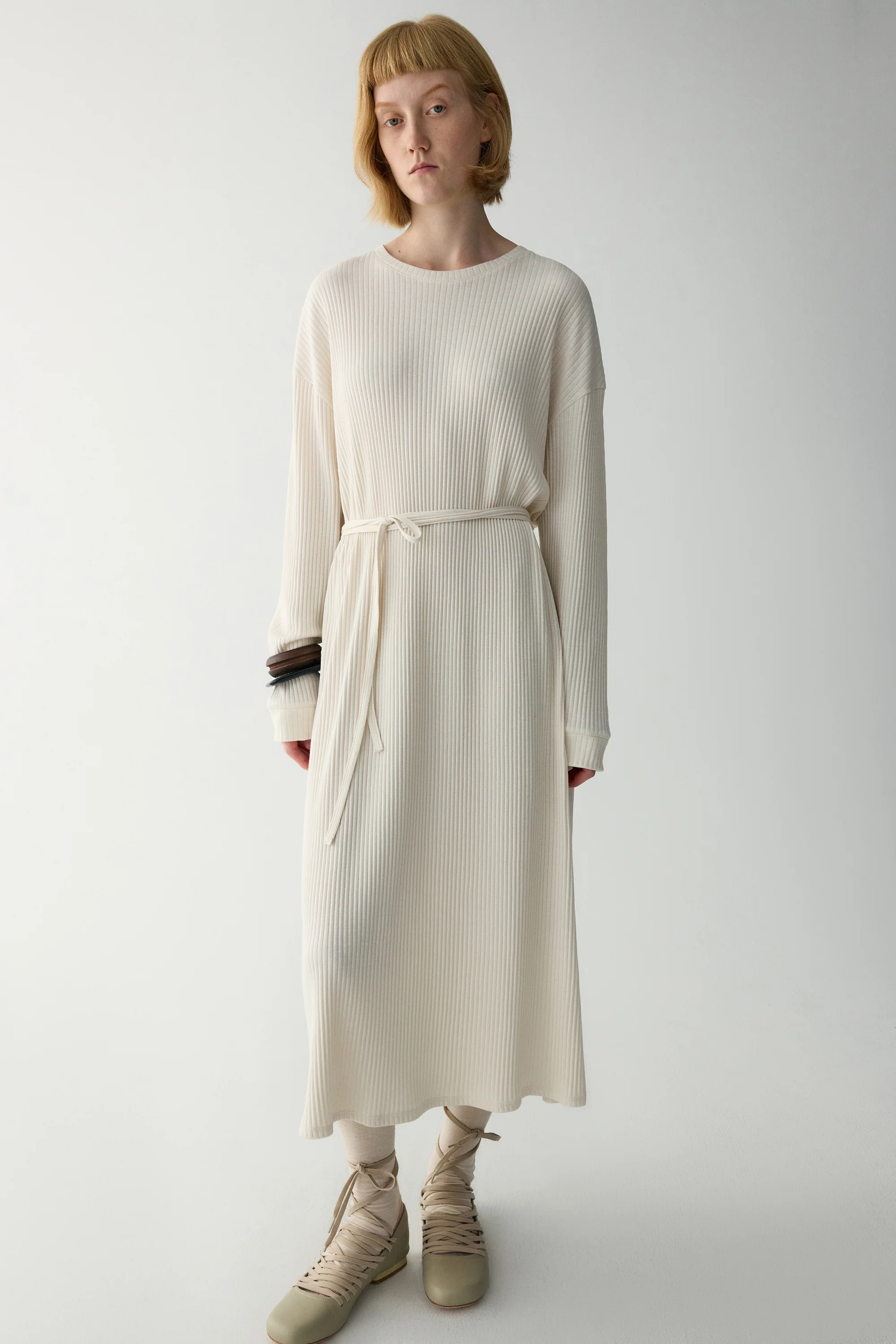 Organic Cotton Round Neck Dress - Image 5