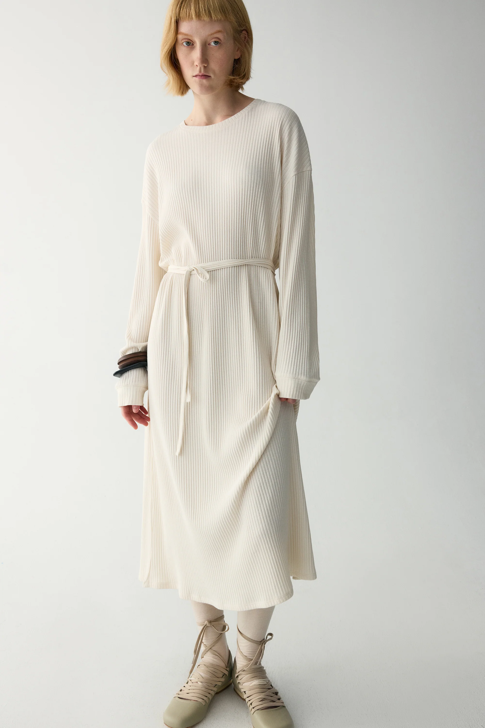 Organic Cotton Round Neck Dress - Image 6
