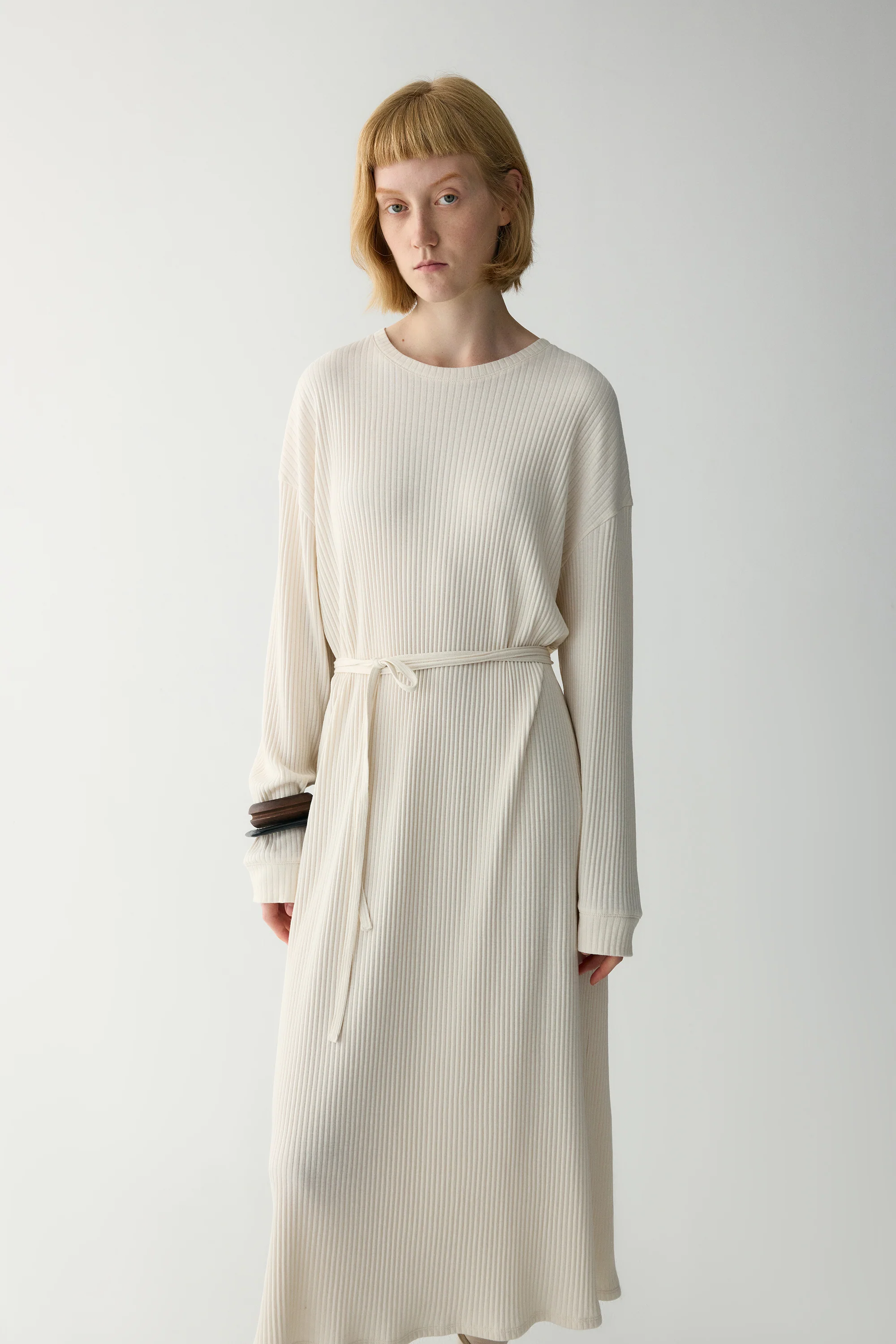 Organic Cotton Round Neck Dress - Image 8