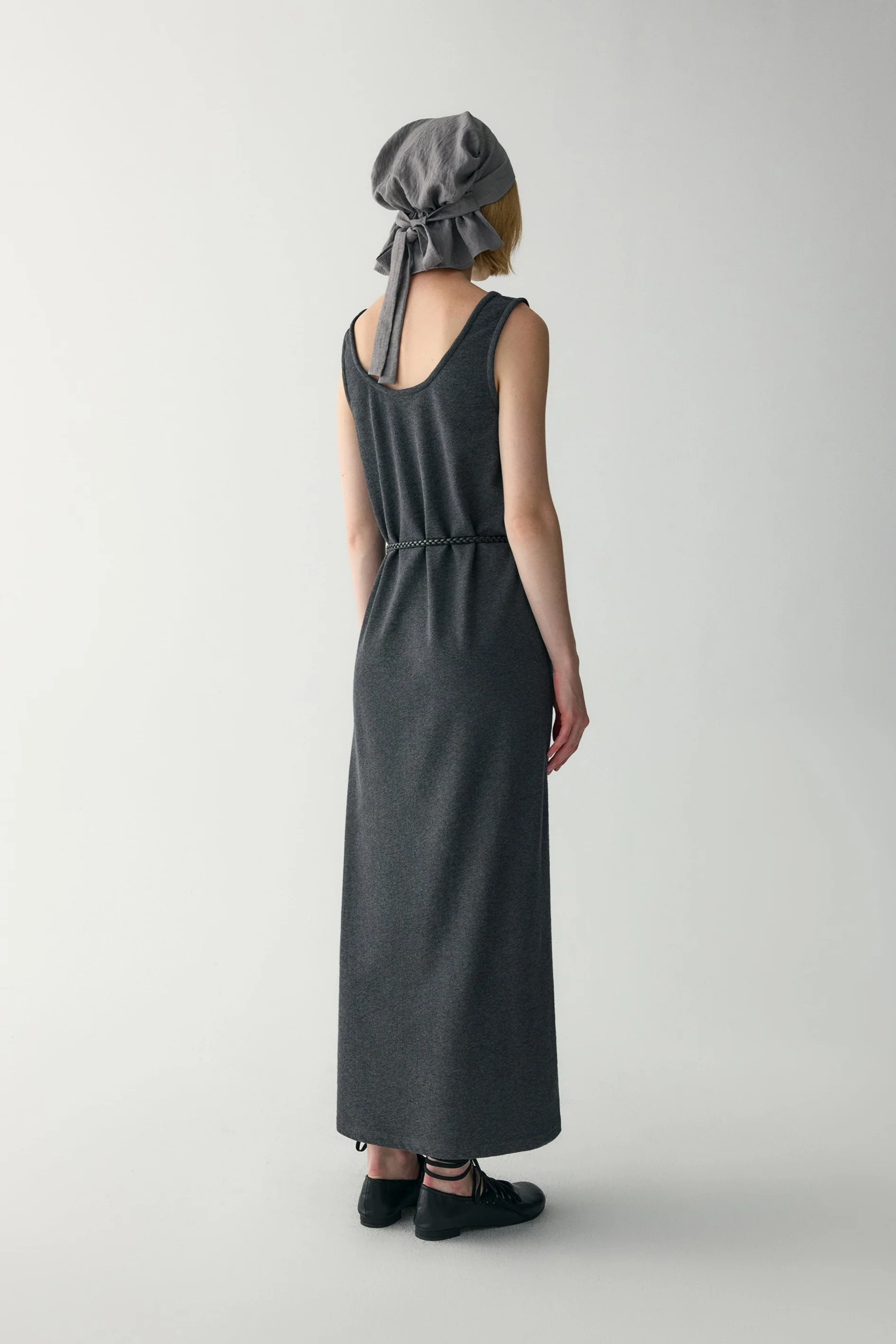 Cotton Belted Dress - Image 20