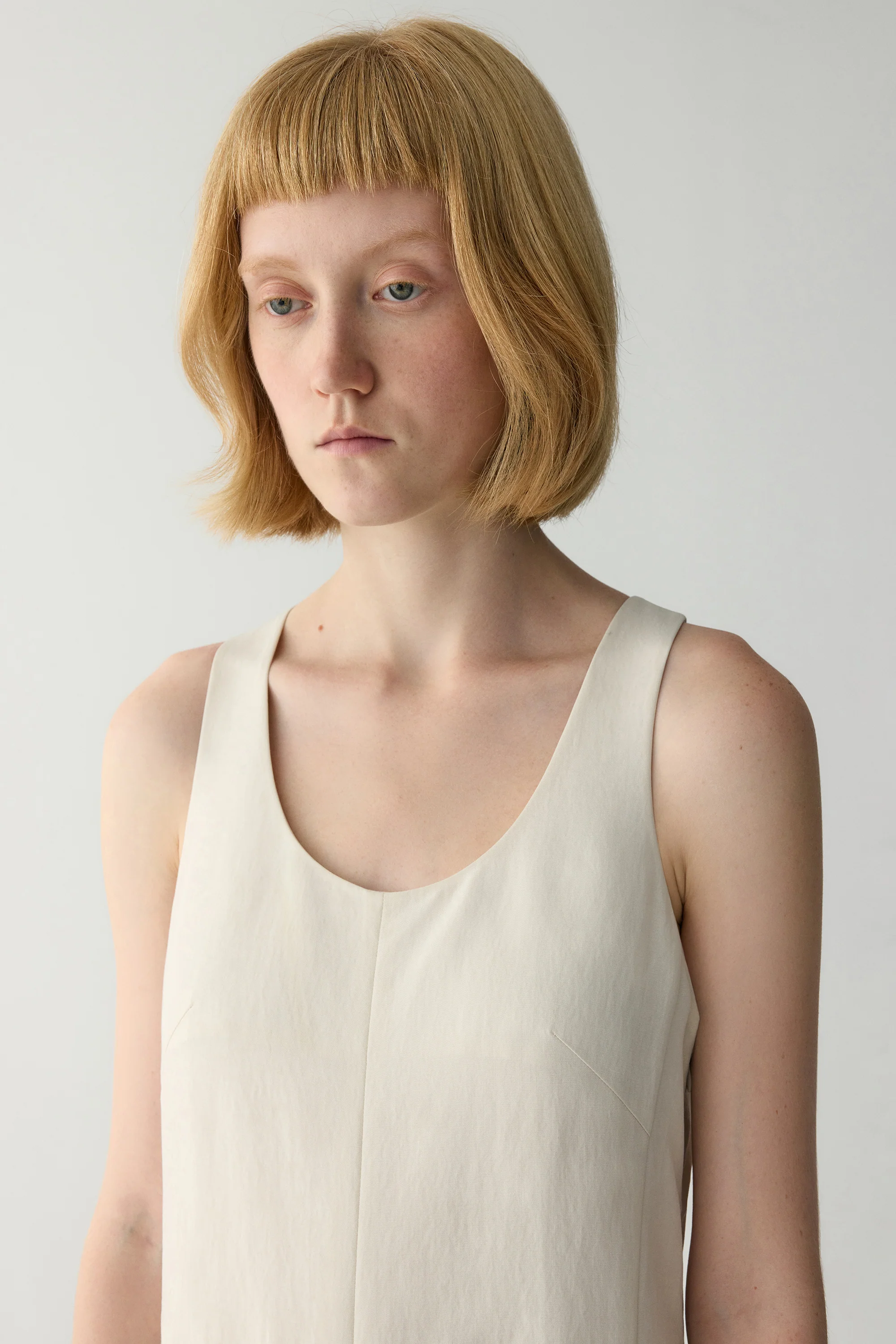 Handmade Belt Sleeveless Dress - Image 10
