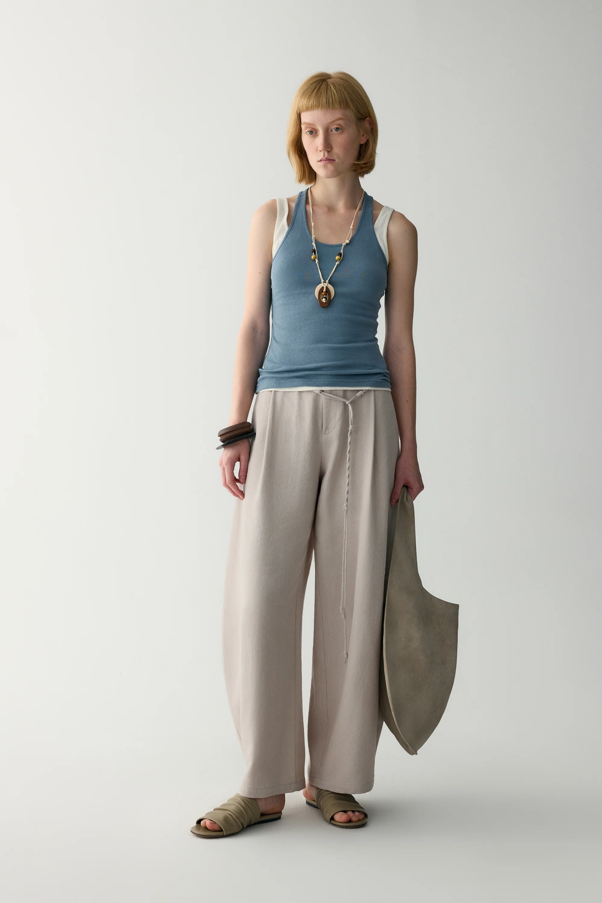 Suede Shell Shoulder Bag - Image 5