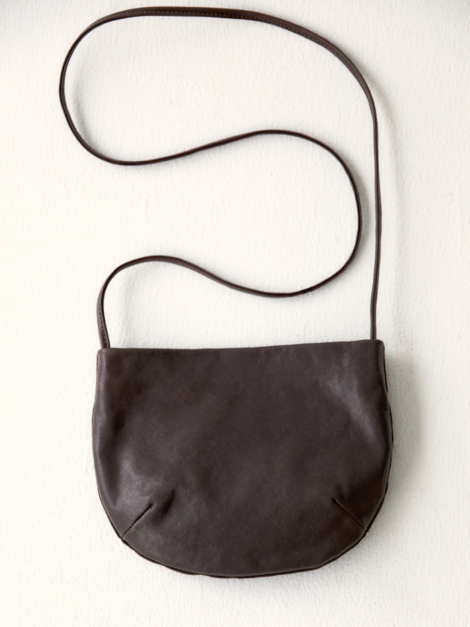 Calfskin Half Moon Crossbody Bag - Image 10