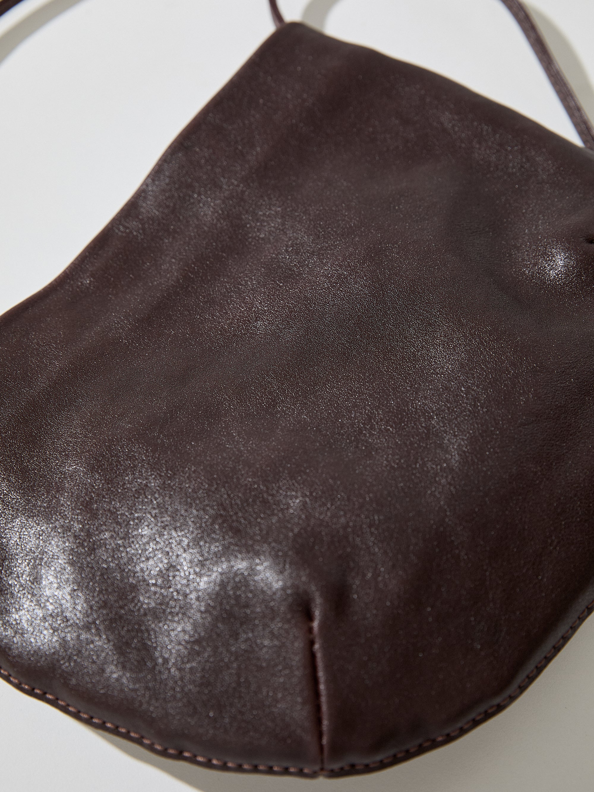 Calfskin Half Moon Crossbody Bag - Image 12