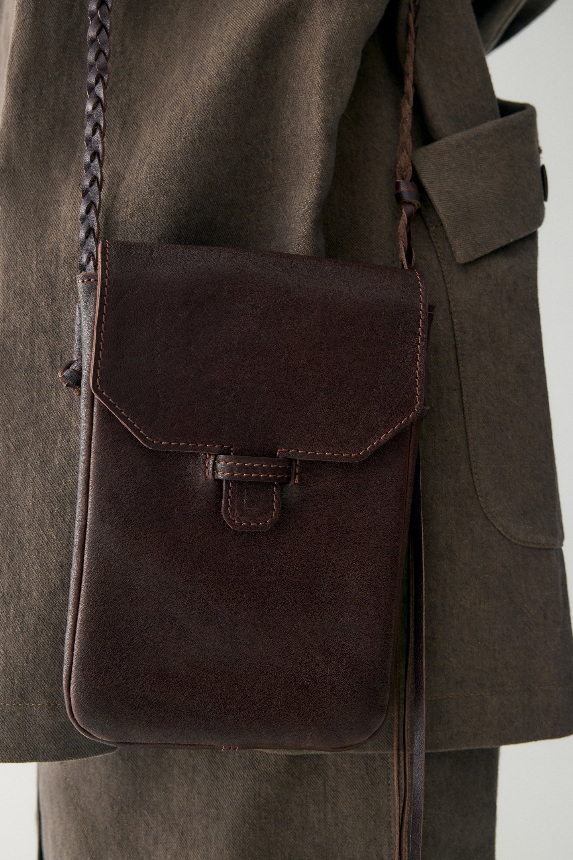 Handmade Calfskin Phone Bag - Image 7