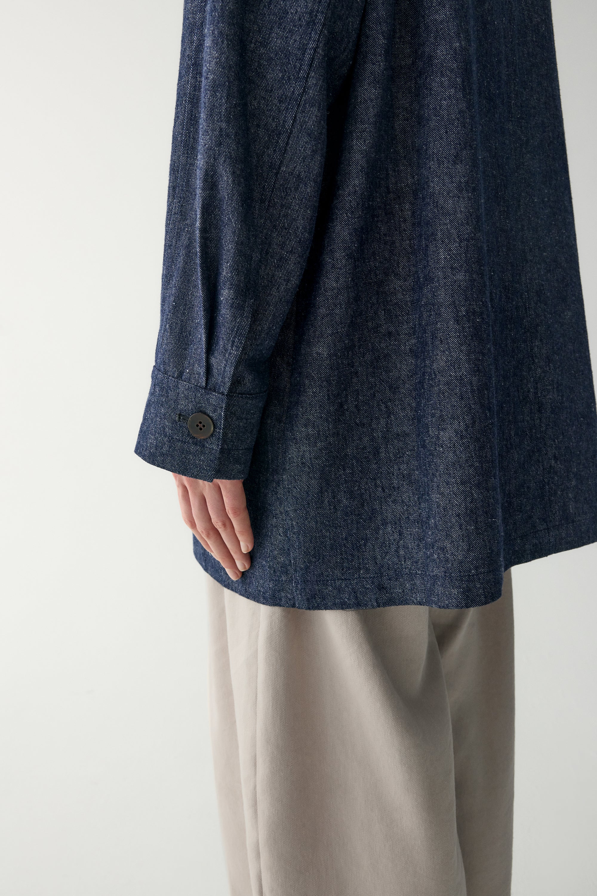 Cotton-linen Denim Jacket - Image 12