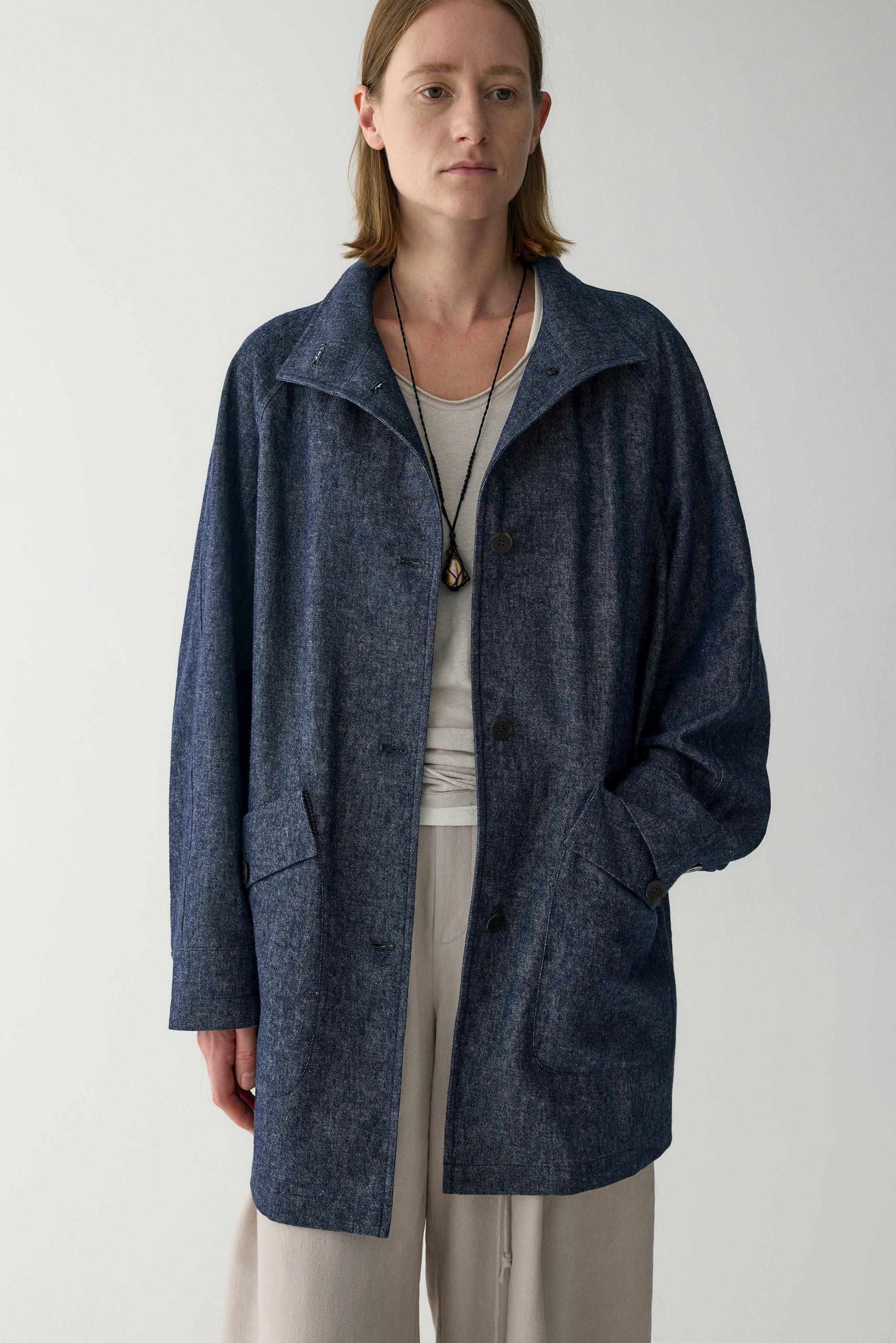 Cotton-linen Denim Jacket - Image 6