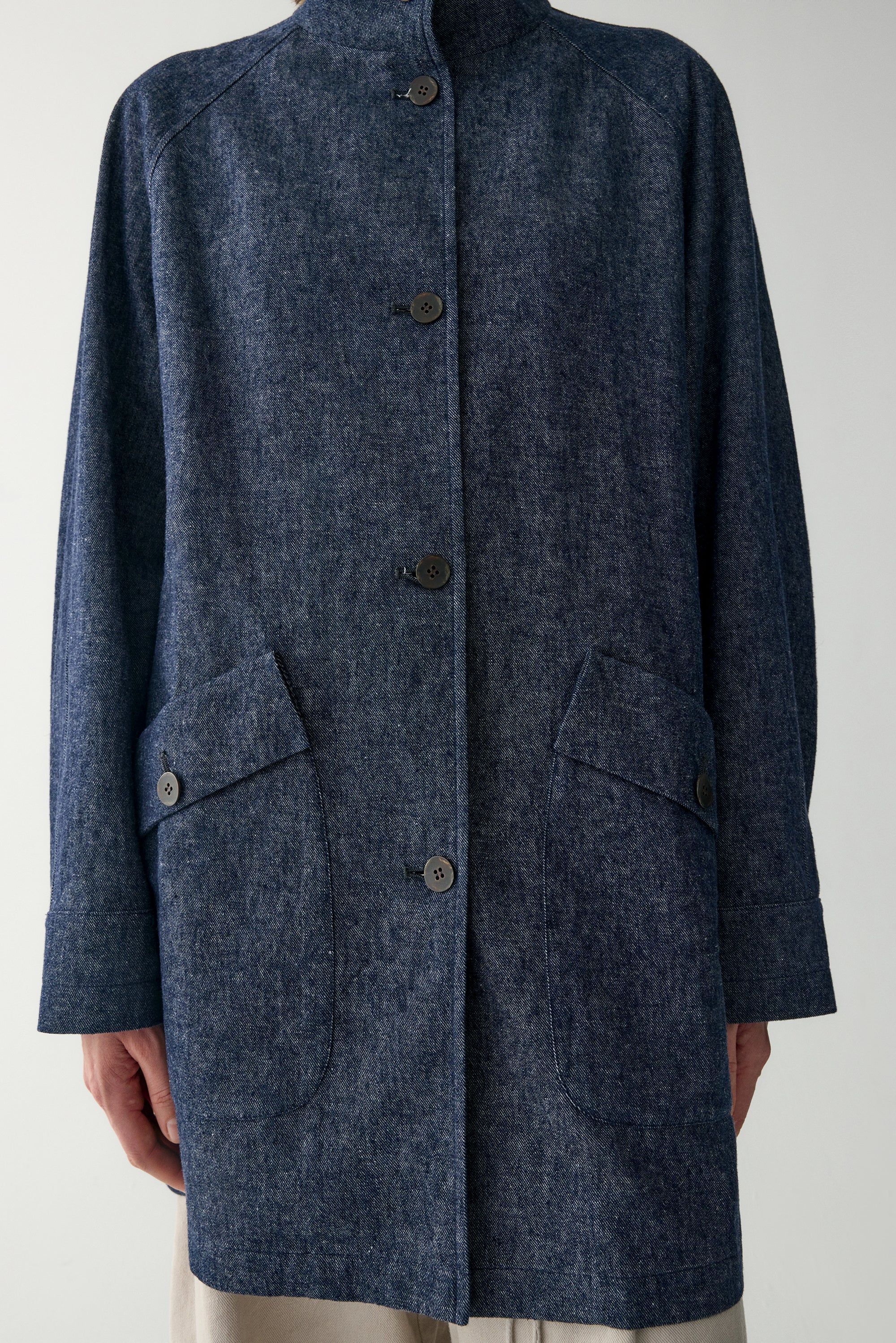Cotton-linen Denim Jacket - Image 9