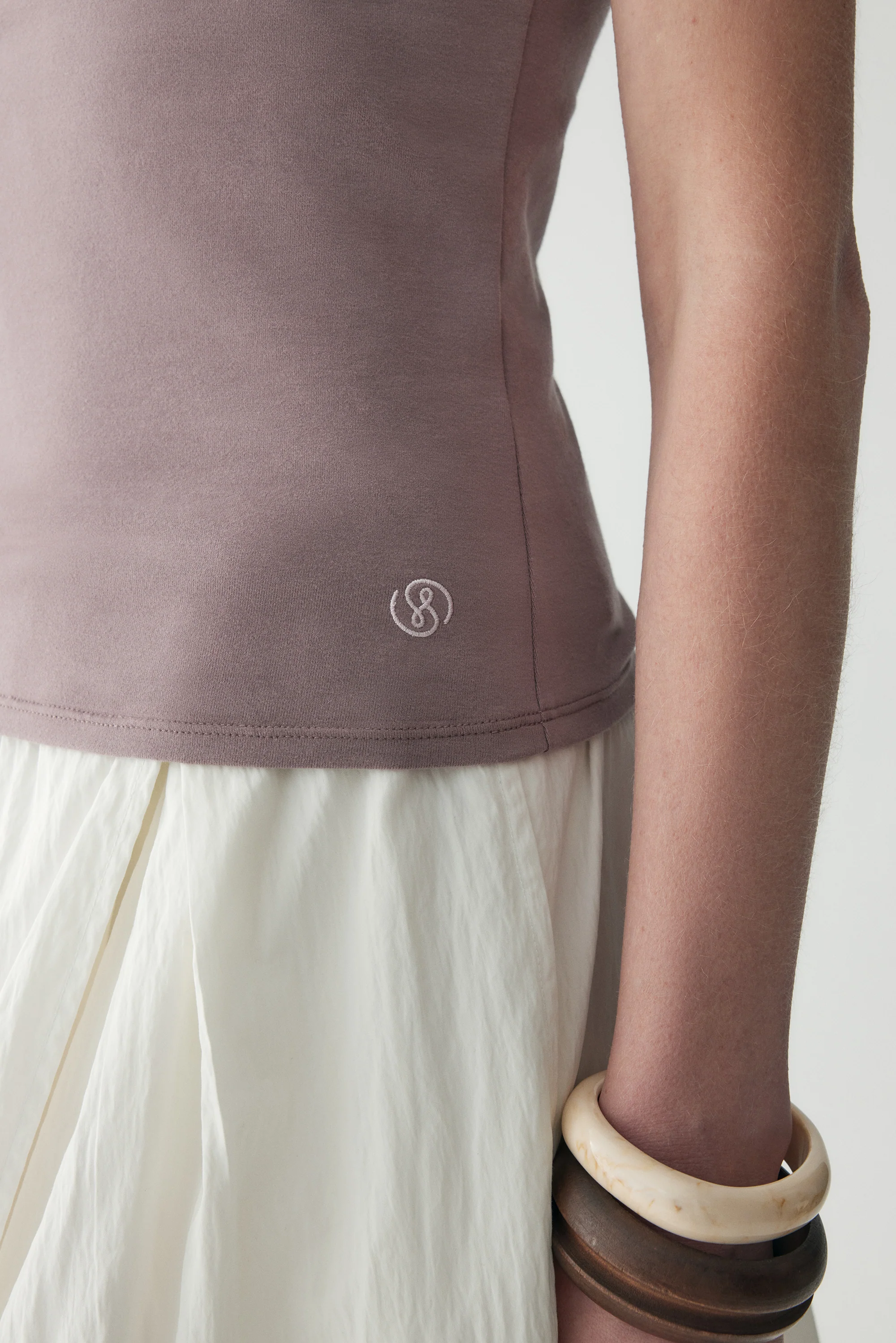 Slim Scoop-neck Cotton T-shirt - Image 10