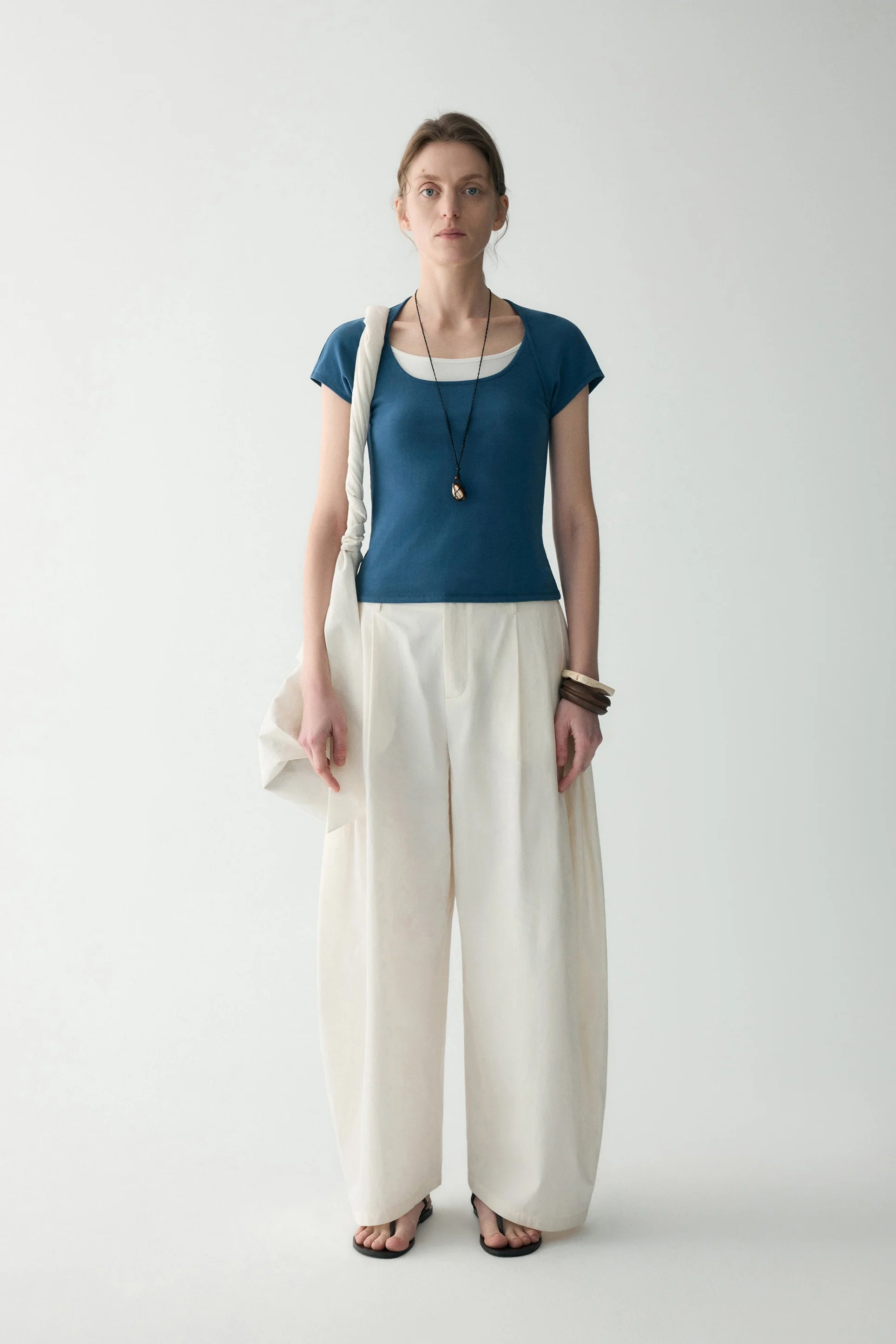 Slim Cotton T-shirt - Image 13