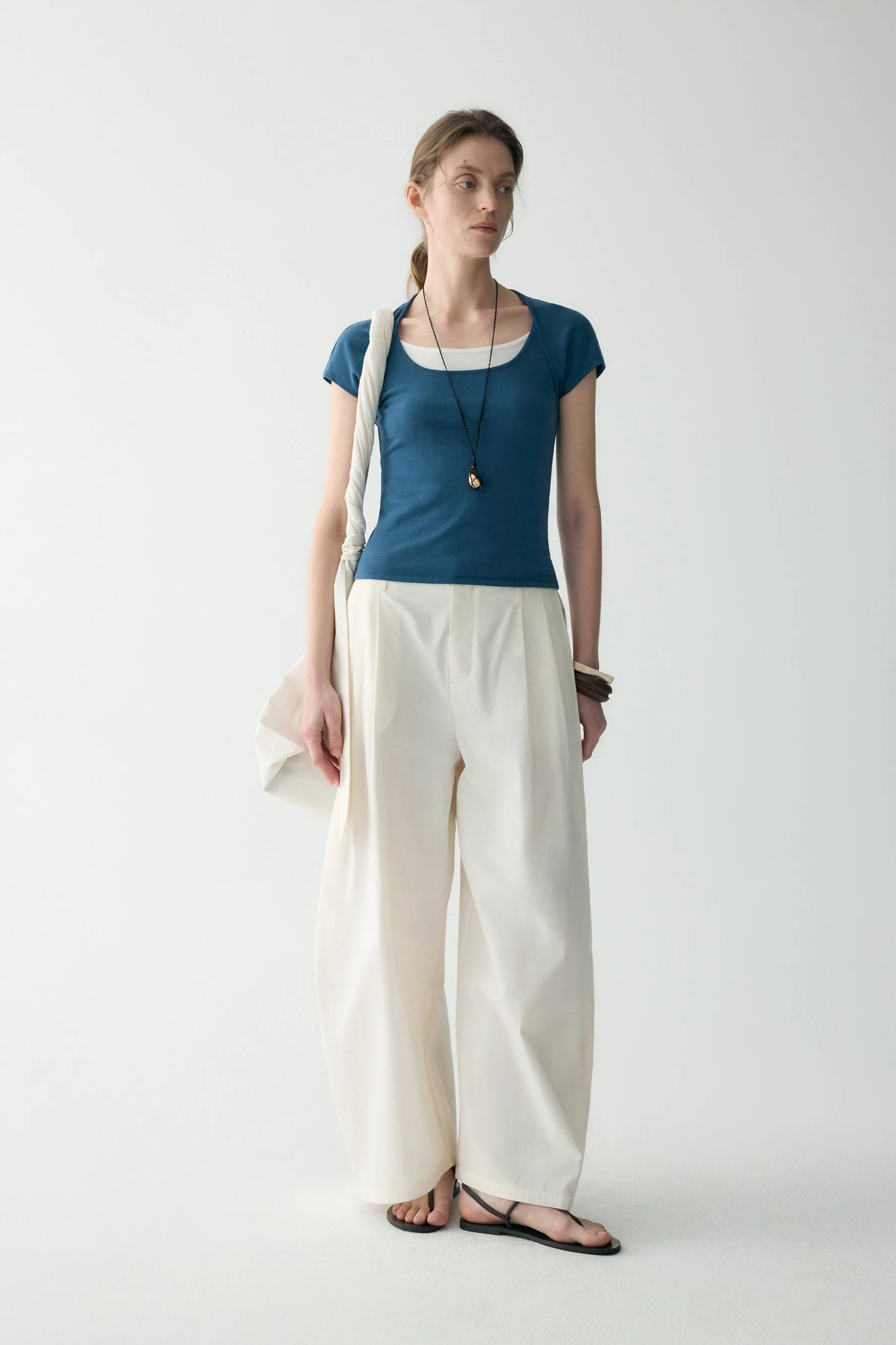 Slim Cotton T-shirt - Image 14
