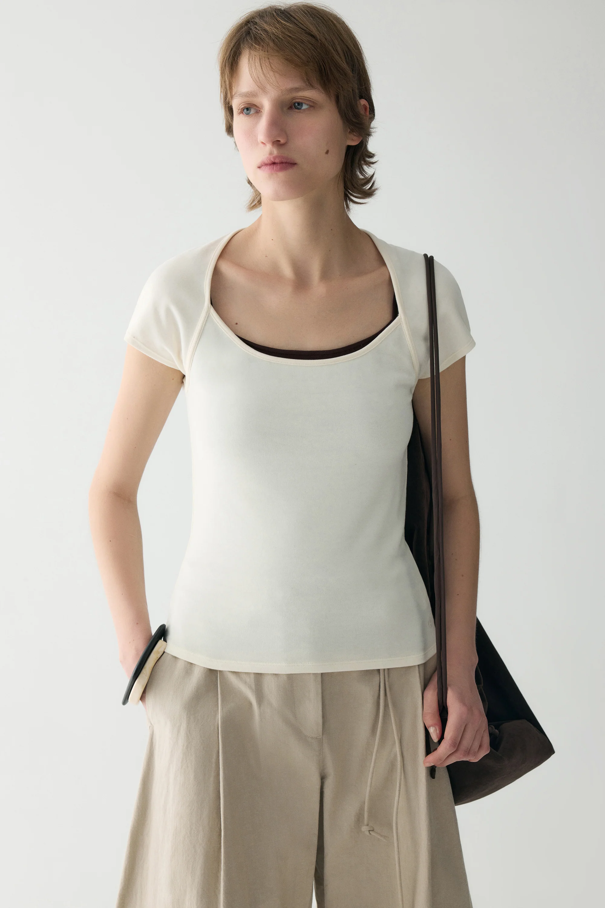 Slim Cotton T-shirt - Image 23