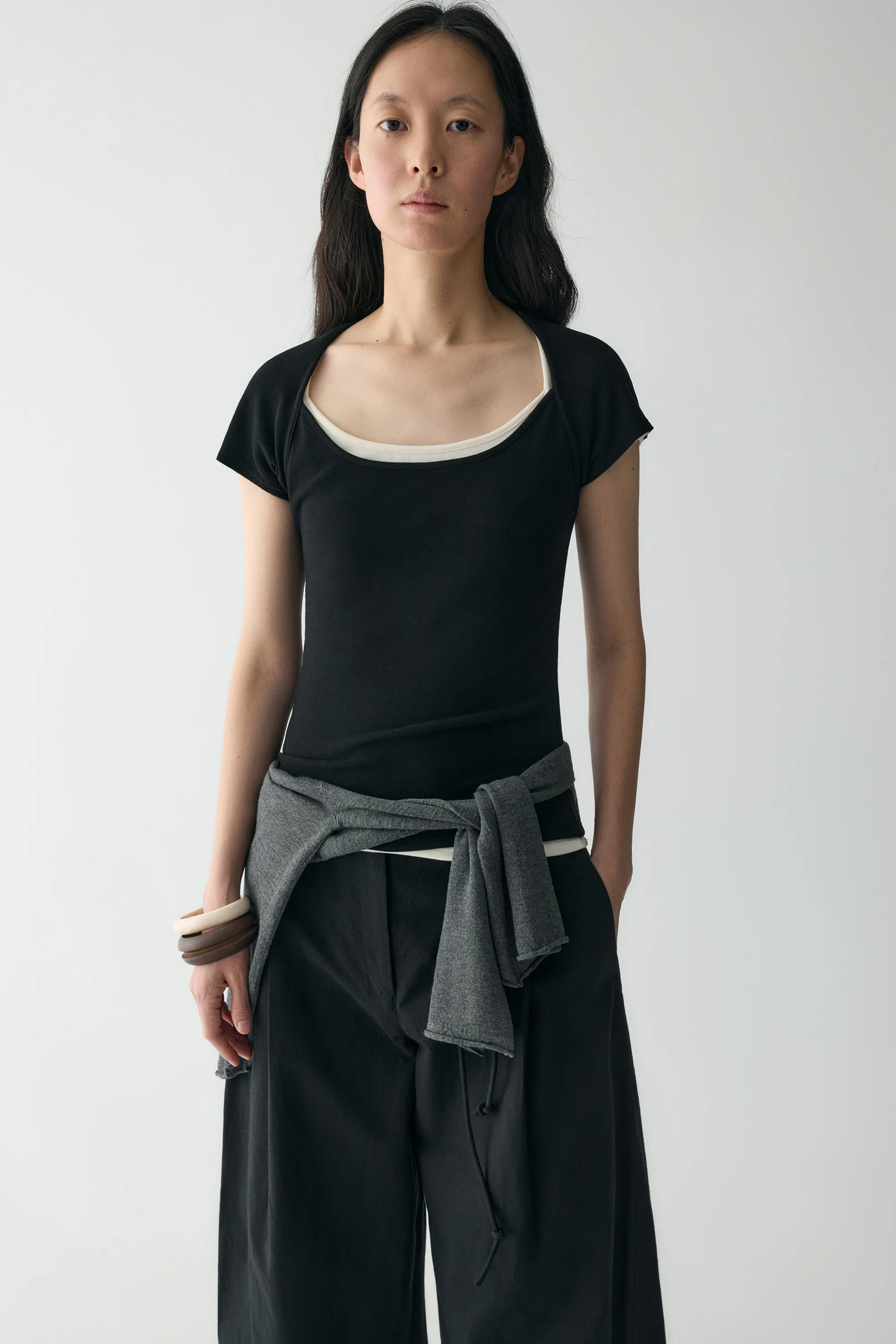 Slim Cotton T-shirt - Image 27