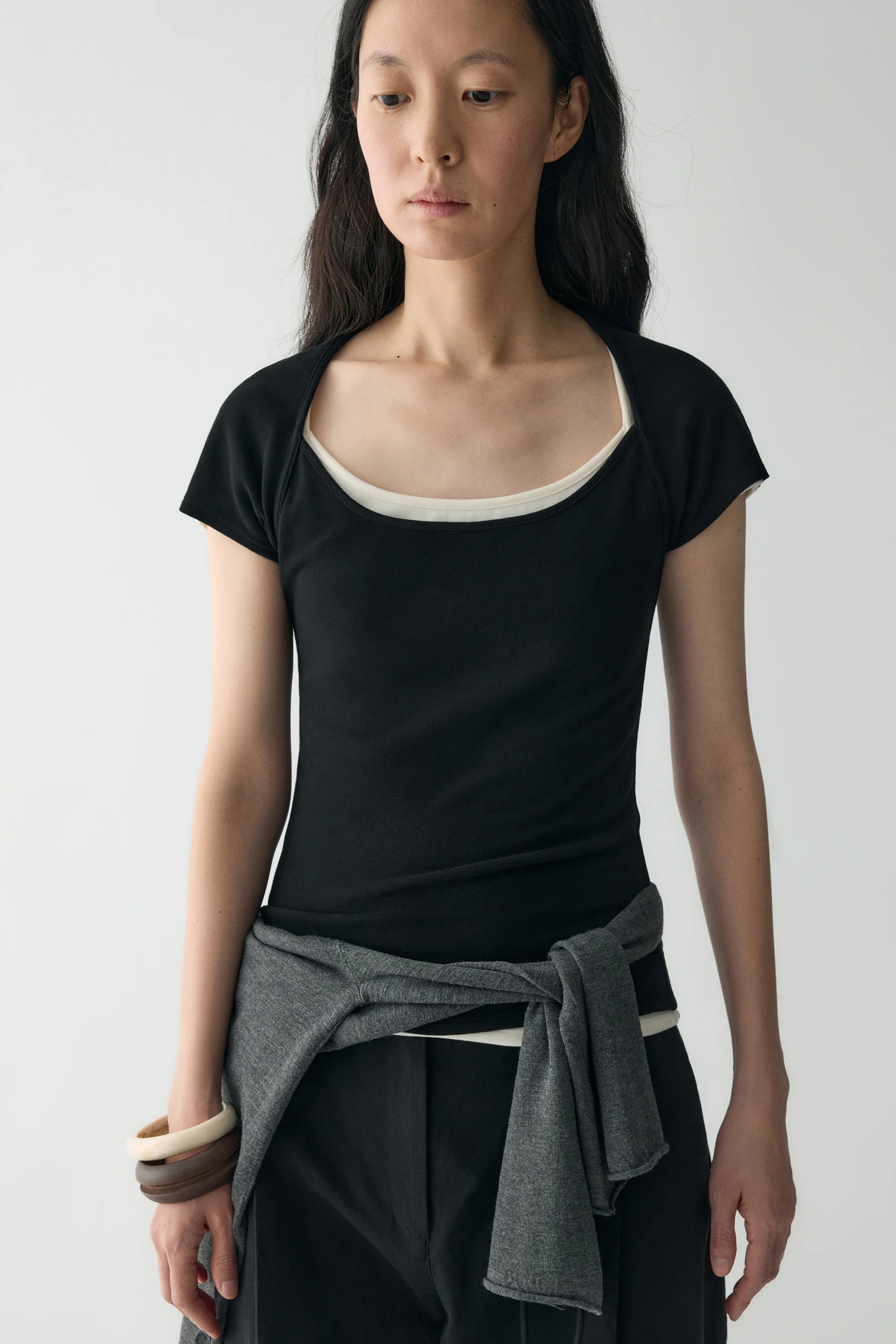 Slim Cotton T-shirt - Image 28