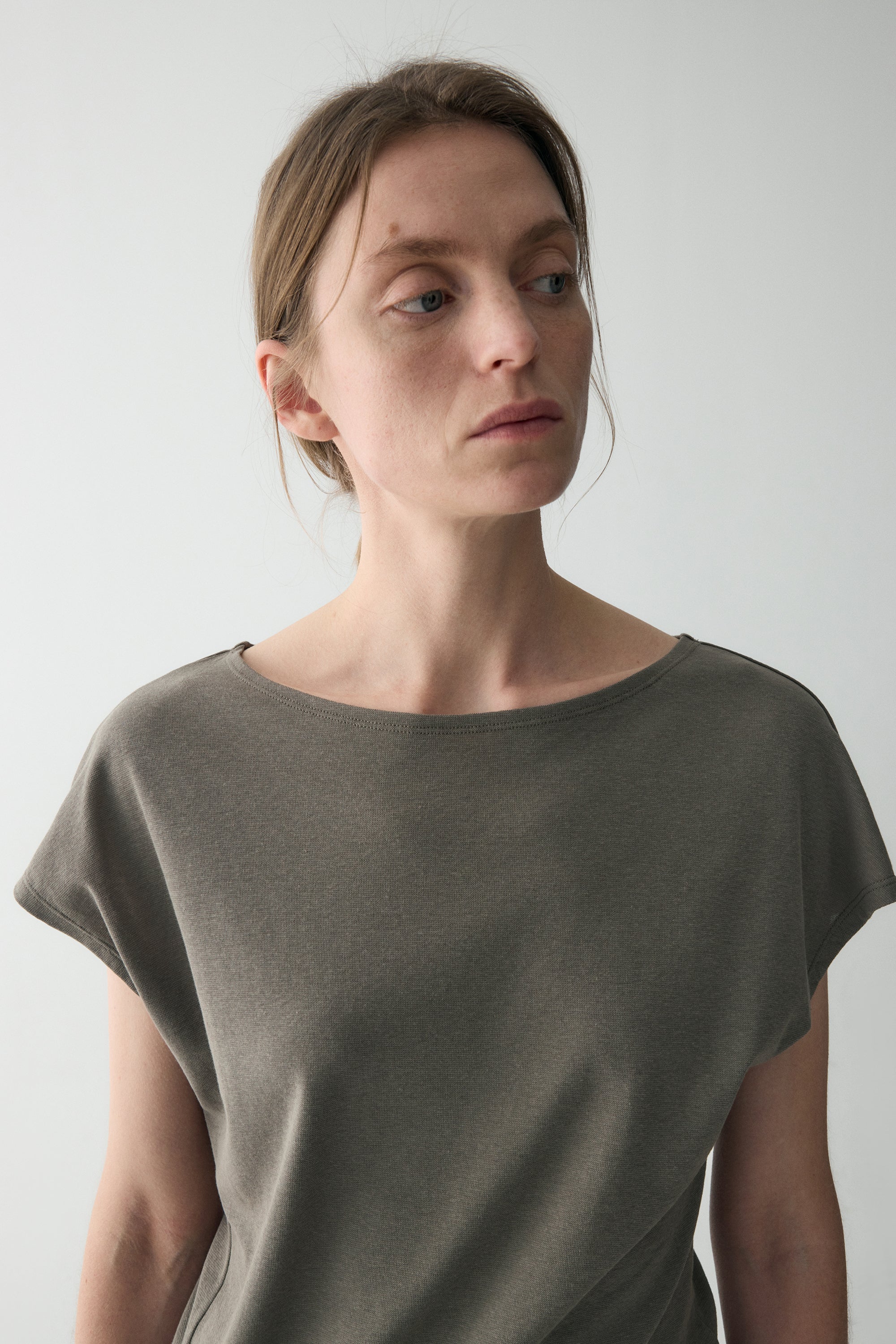Short-sleeved Waist-knot Top - Image 8