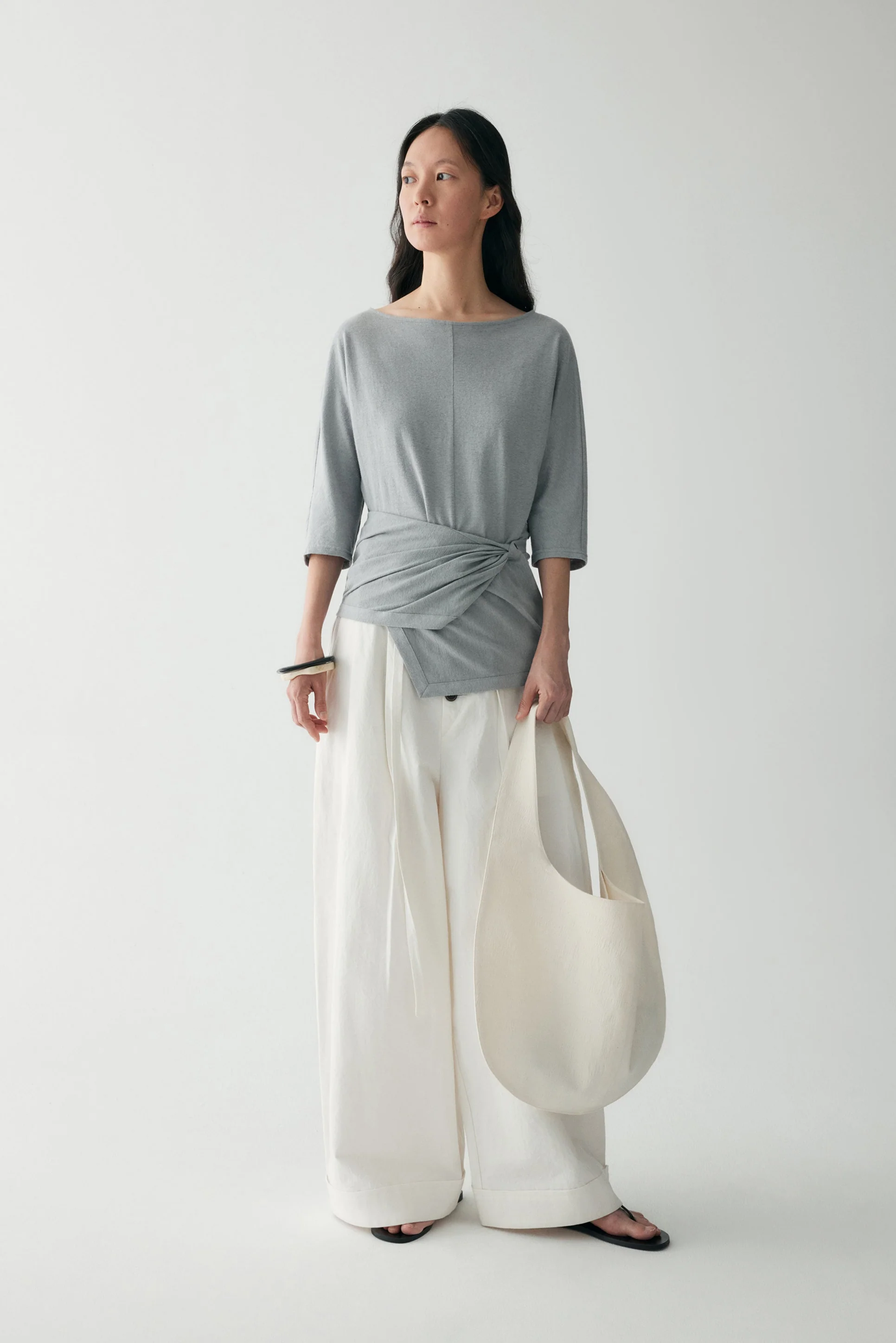 Hemp Cotton Wrap T-shirt - Image 11